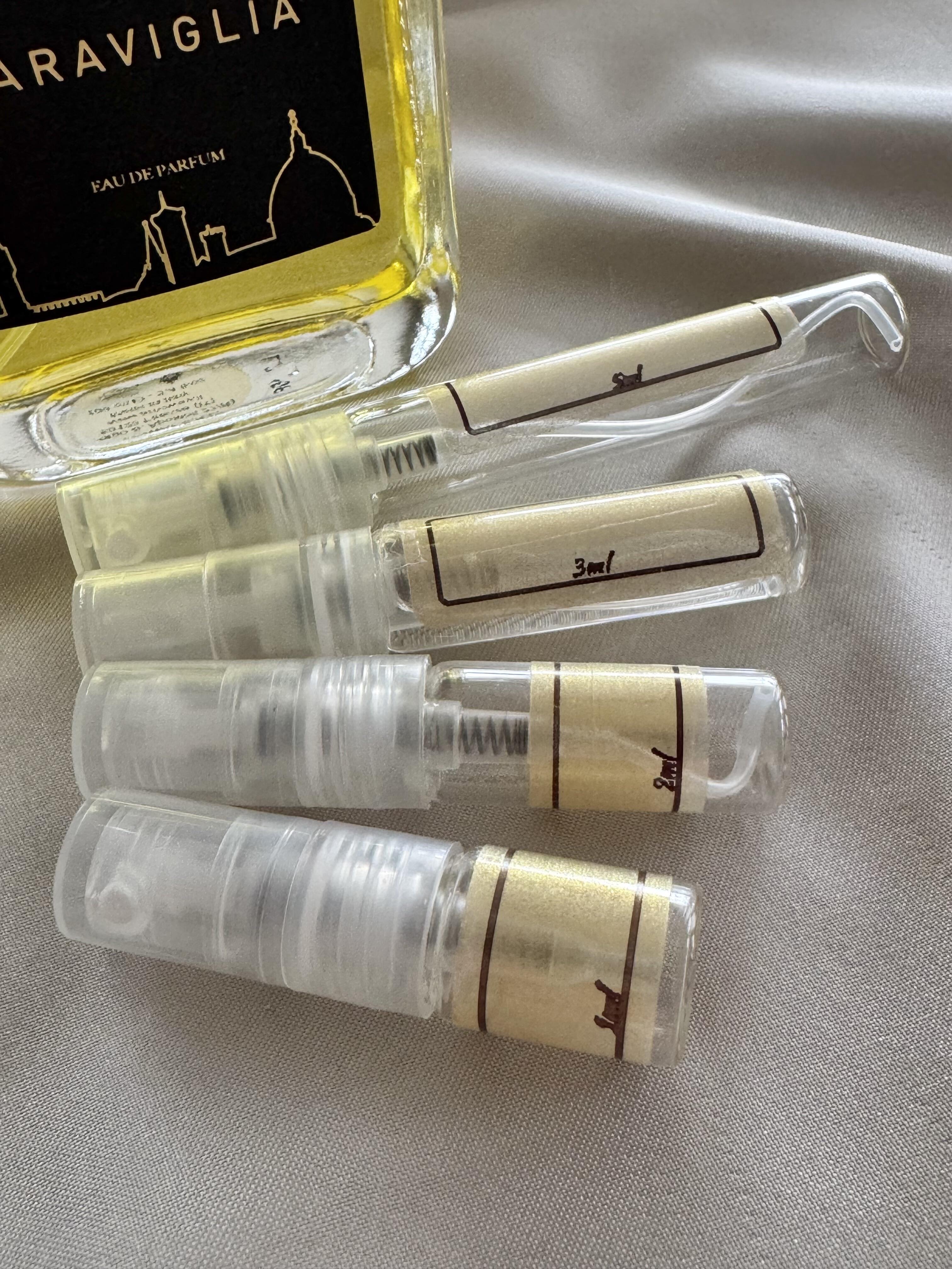 Profumo Di Firenze Maraviglia with sample bottles