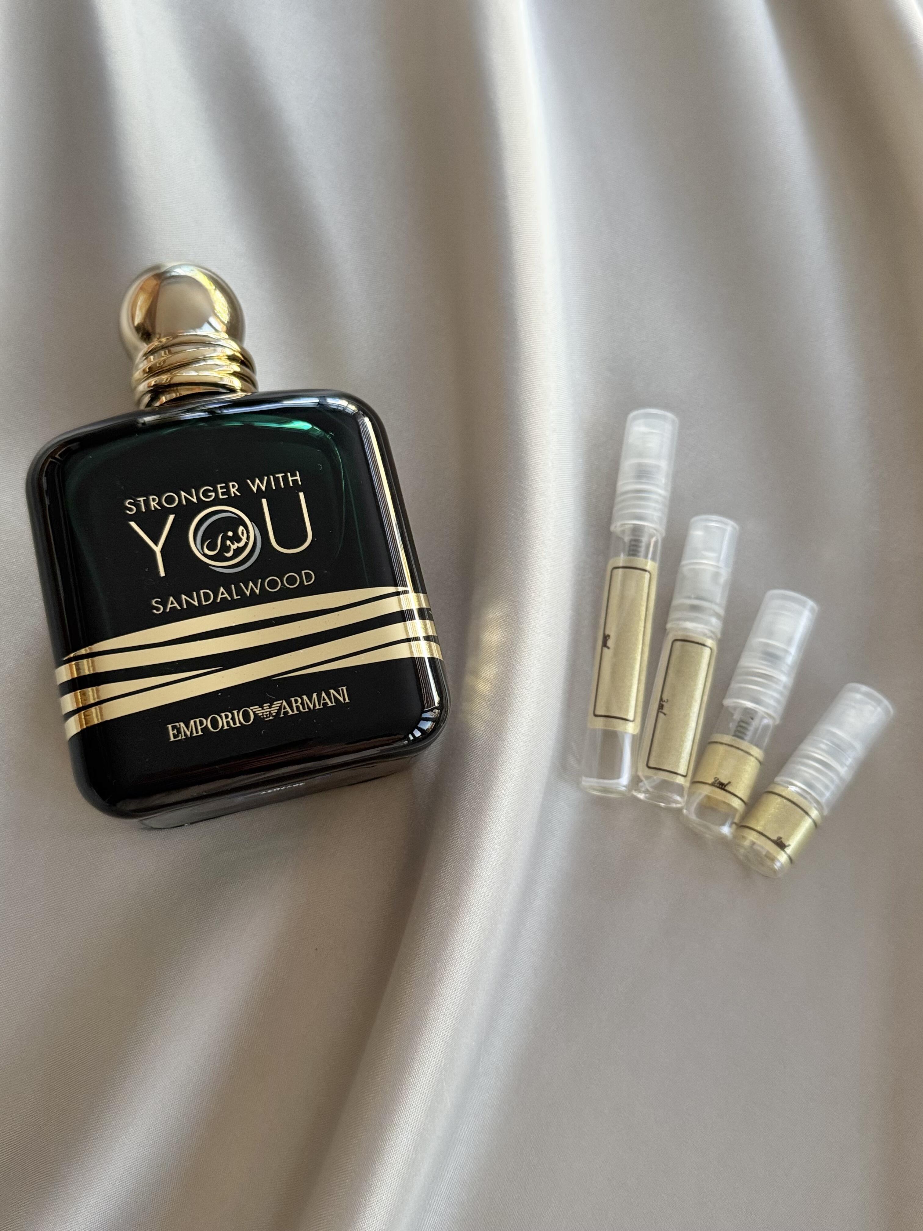Giorgio Armani Emporio Armani Stronger With You Sandalwood with sample bottles