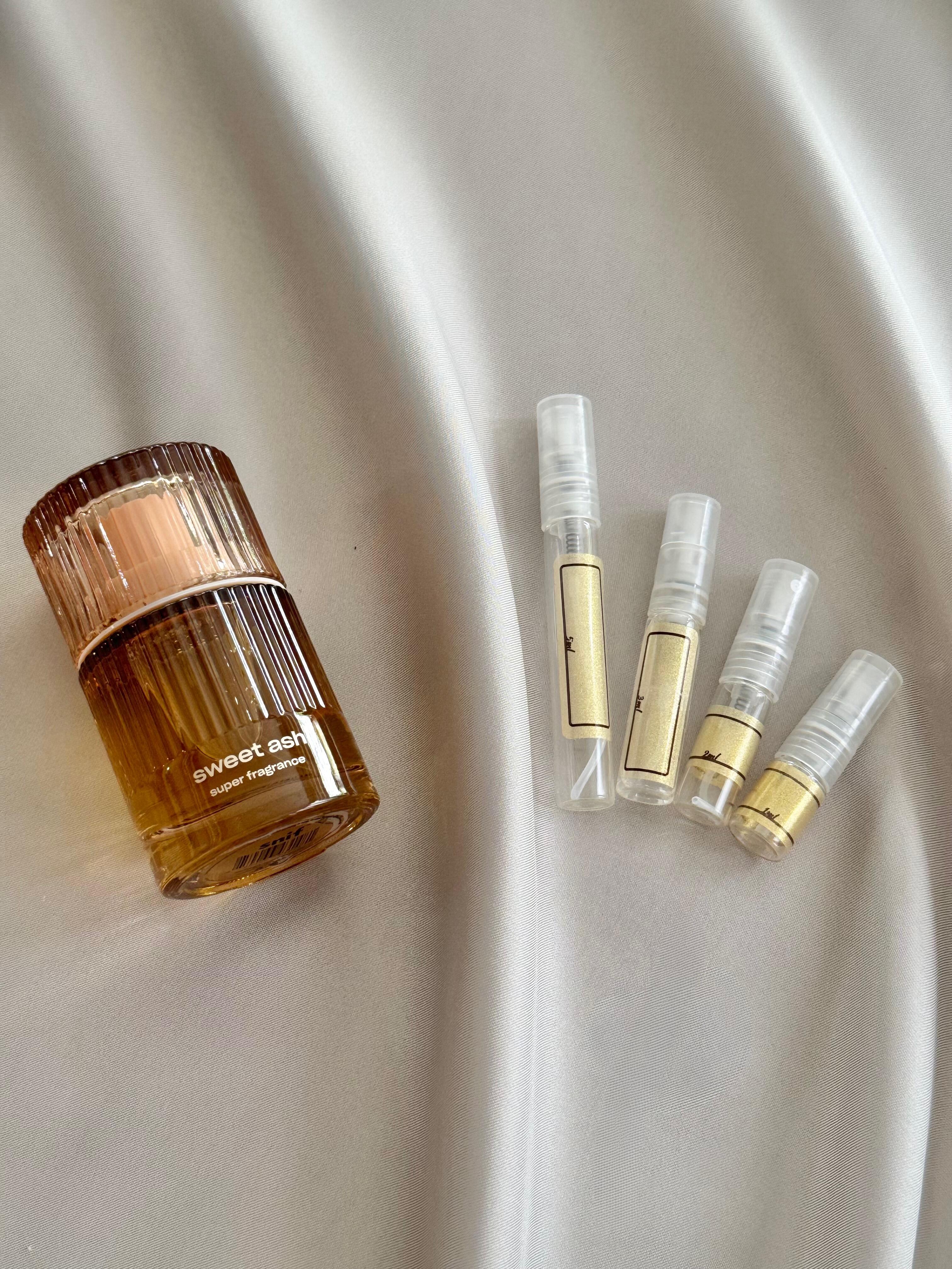 Snif Sweet Ash with sample bottles
