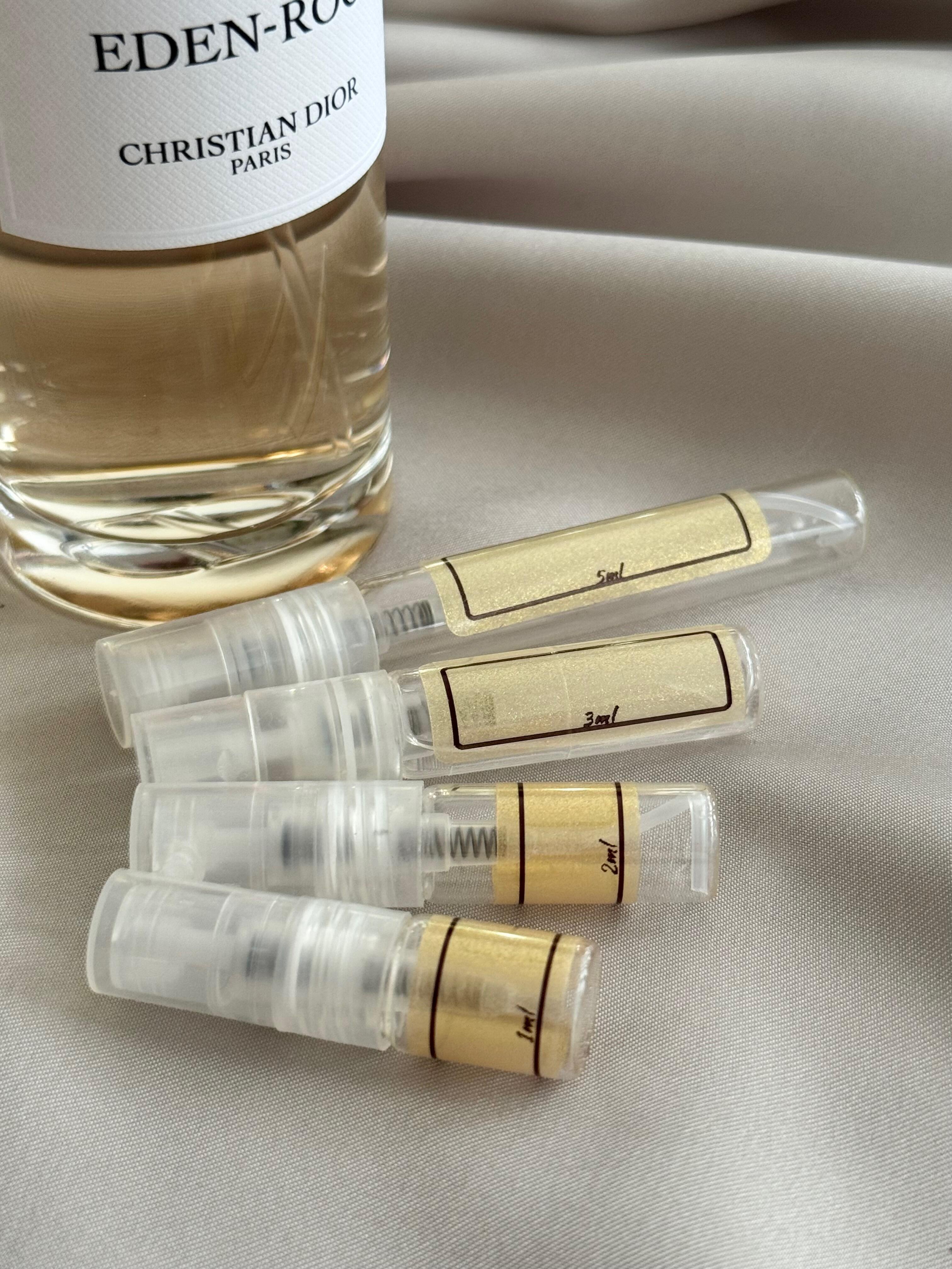 Dior Eden-Roc with sample bottles