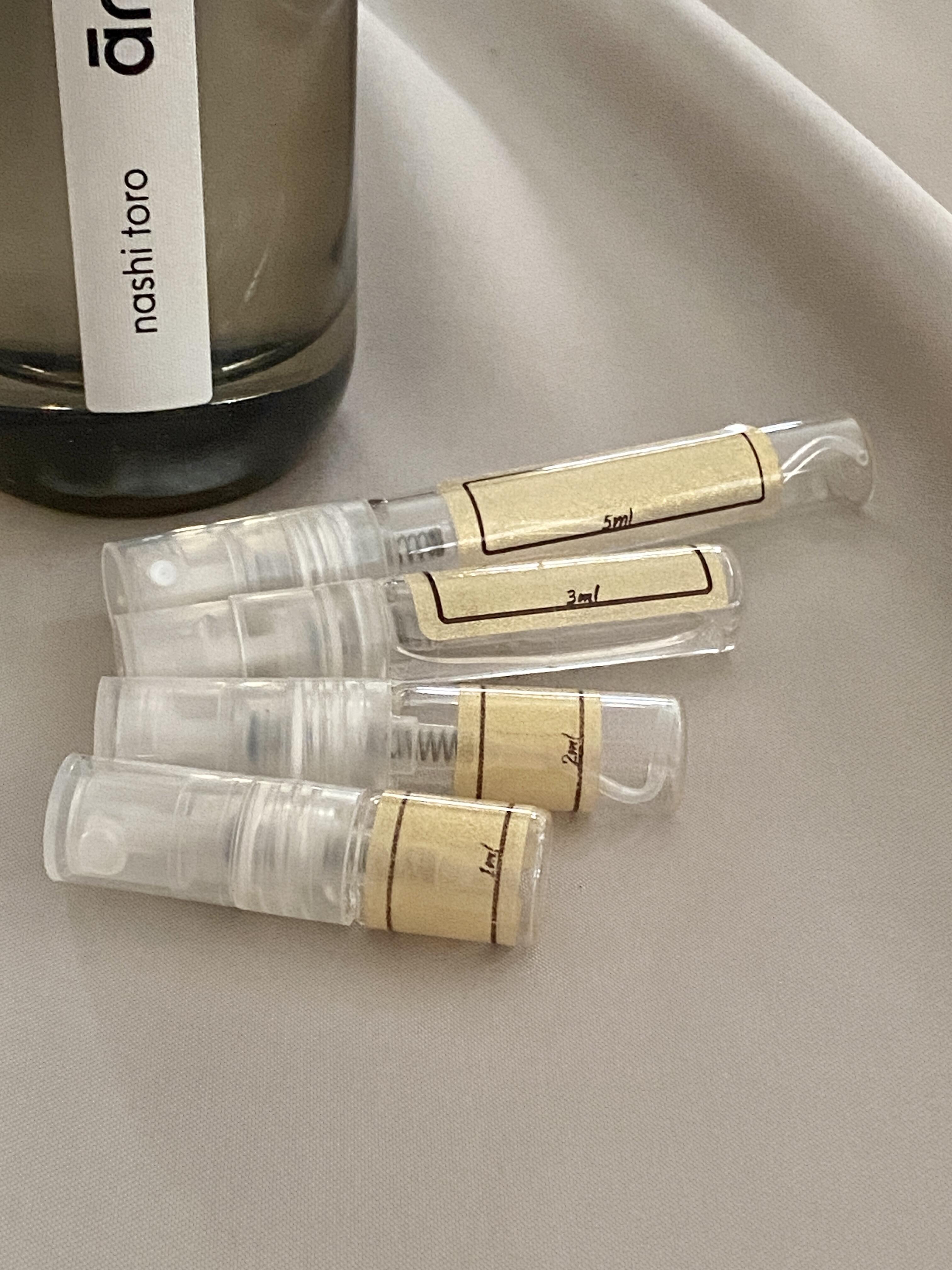 ānti Nashi Toro and sample bottles