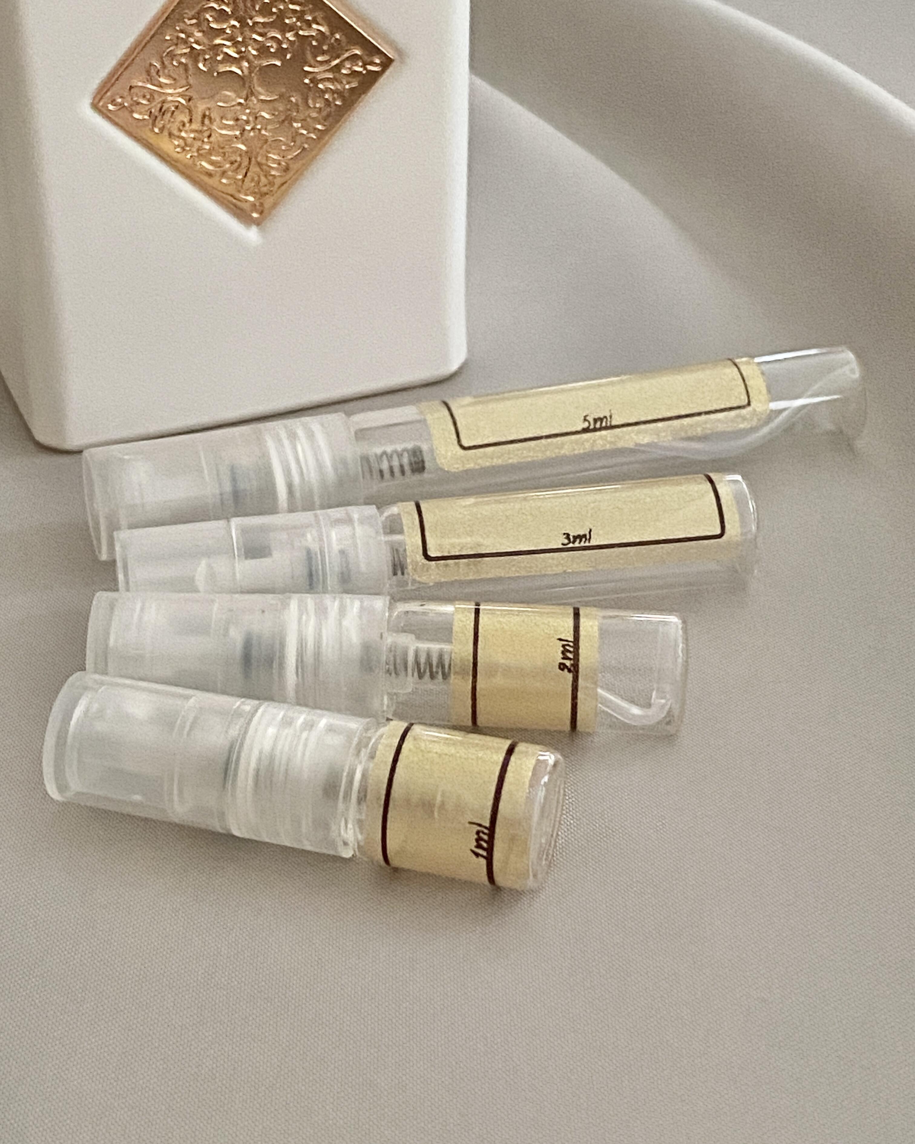 Initio Lift Me Up and sample bottles