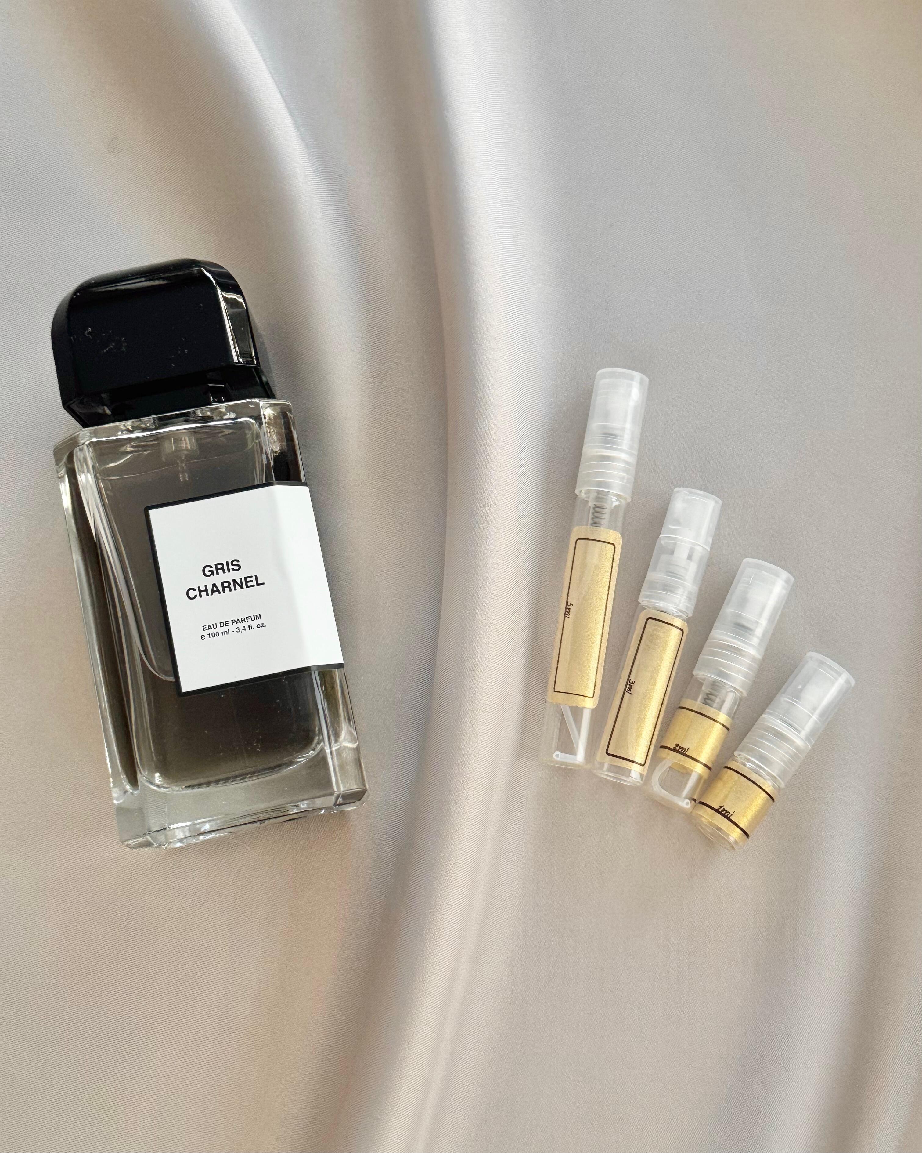BDK Parfums Gris Charnel with sample bottles