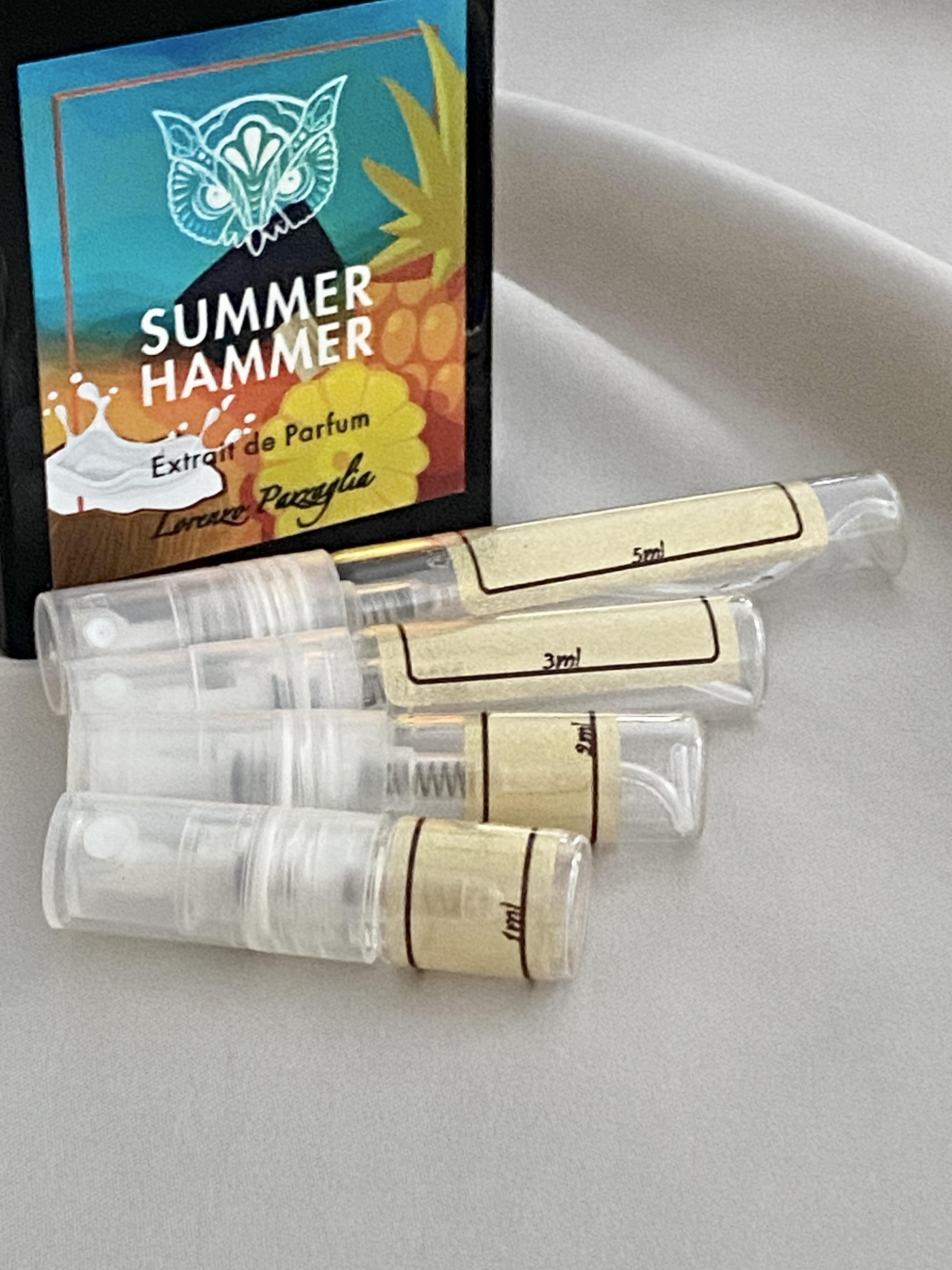 Lorenzo Pazzaglia Summer Hammer with sample bottles