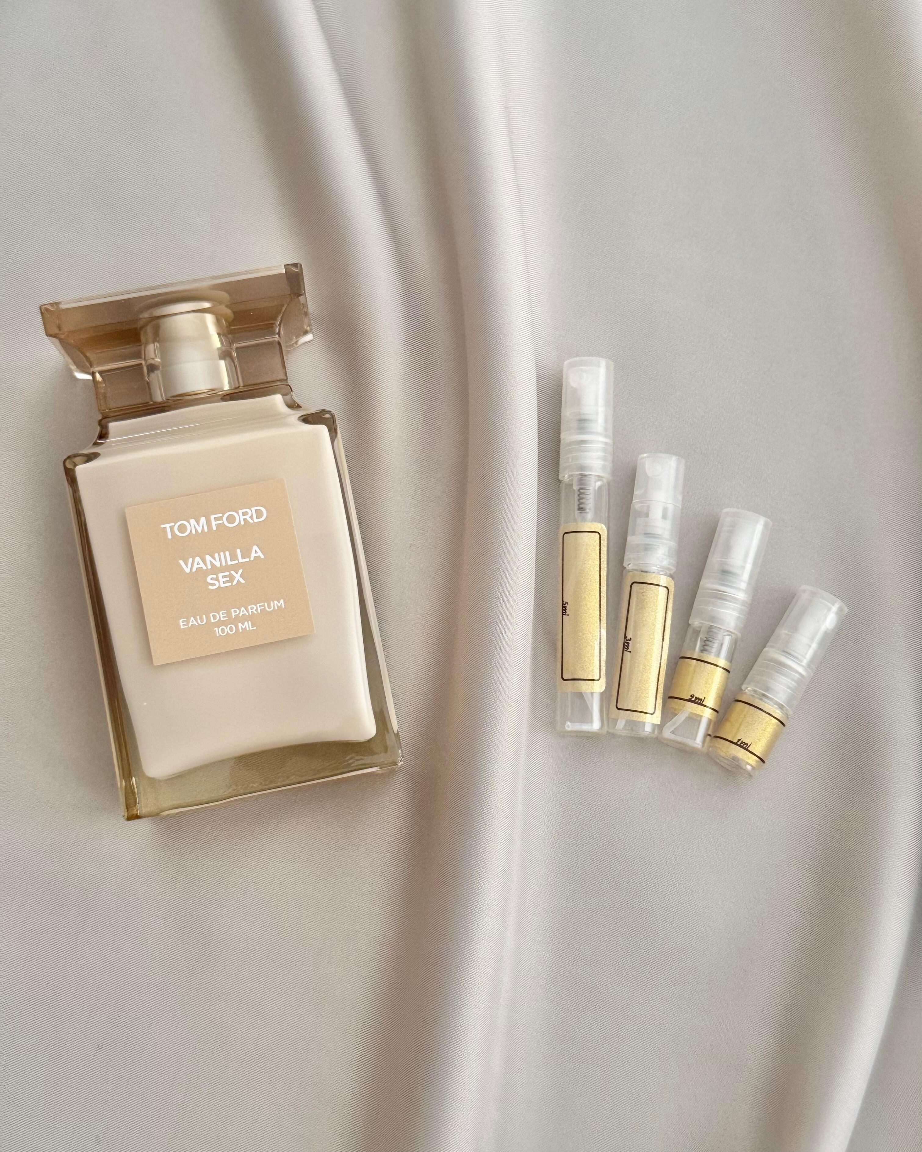 Tom Ford Vanilla Sex with sample bottles