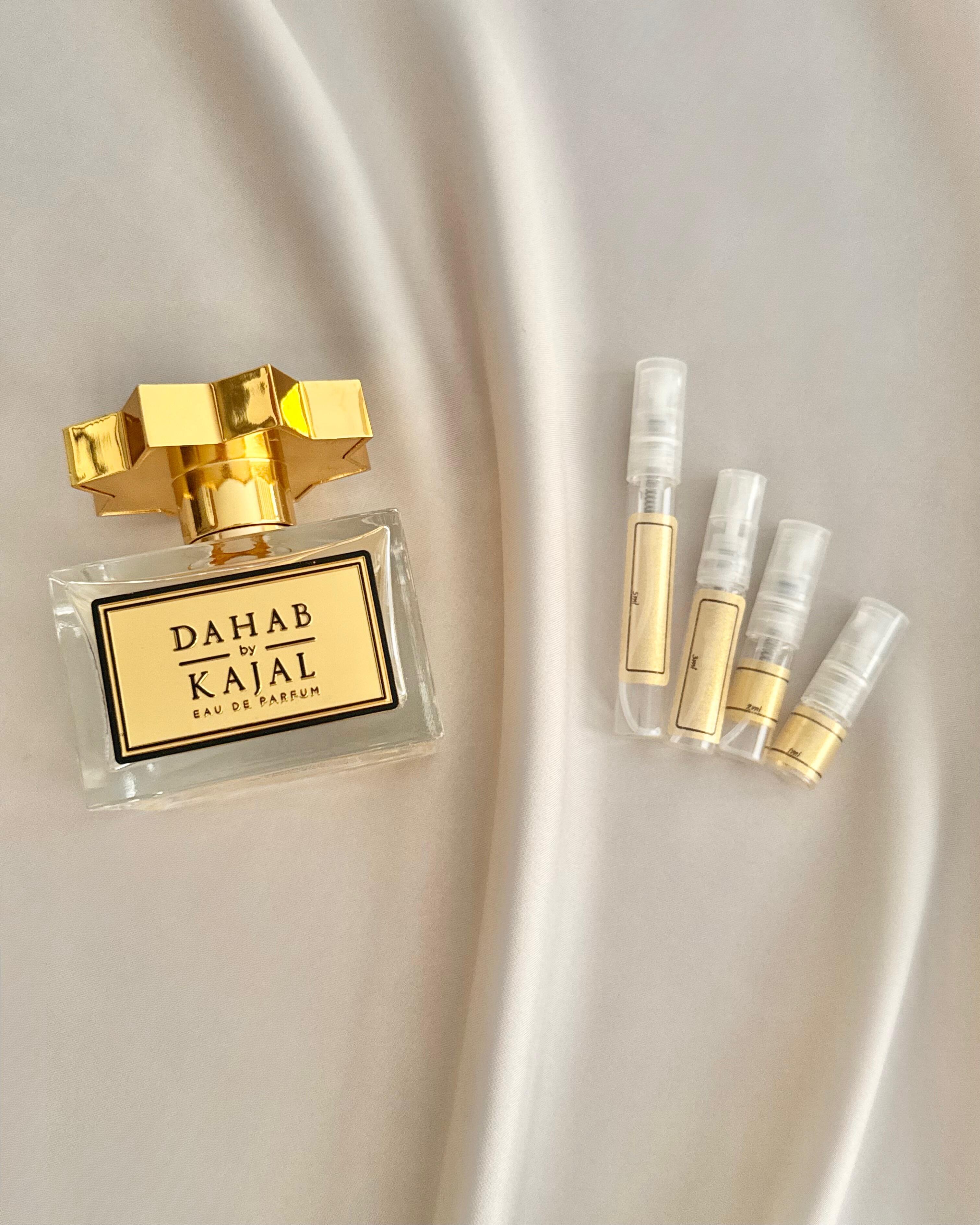 Kajal Dahab with sample bottles