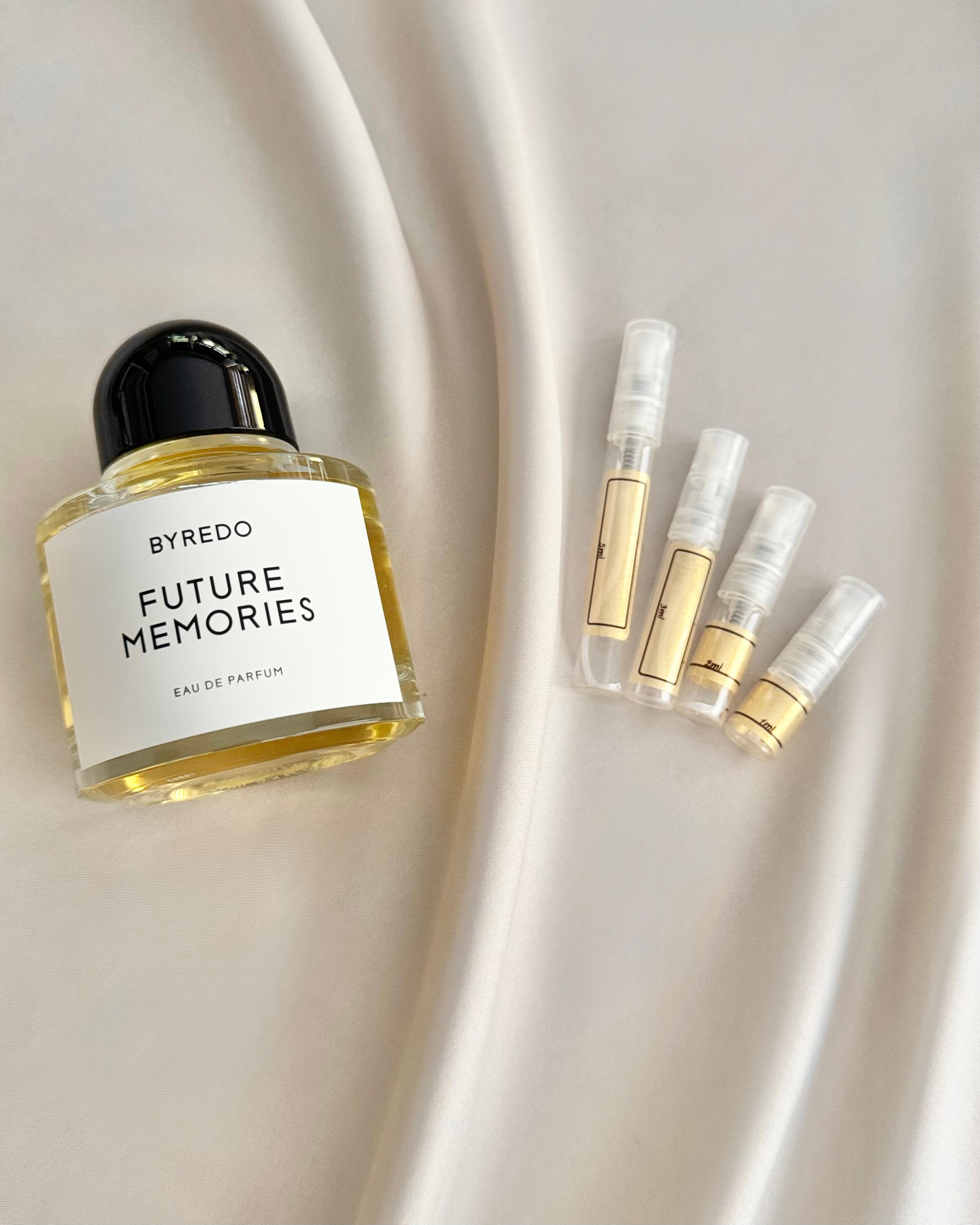 Byredo Future Memories with sample bottles