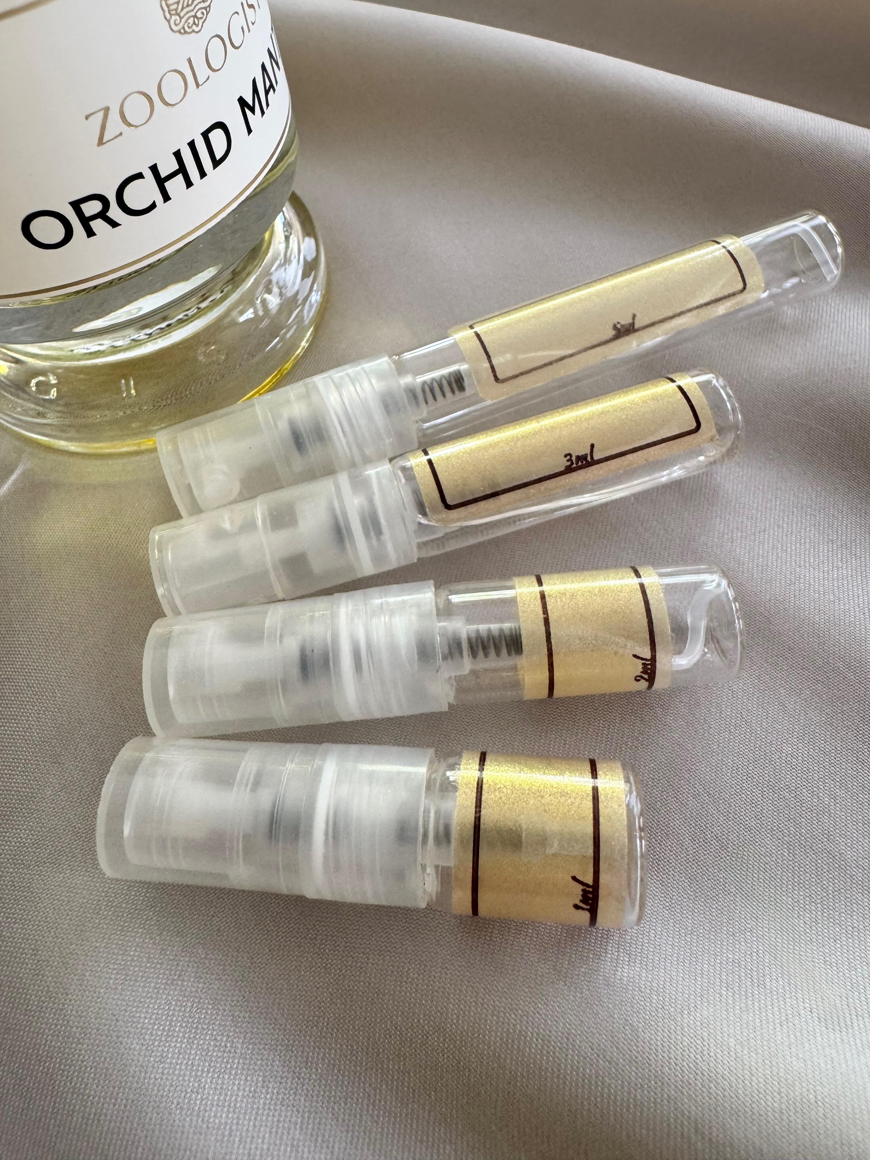 Zoologist Orchid Mantis and sample bottles