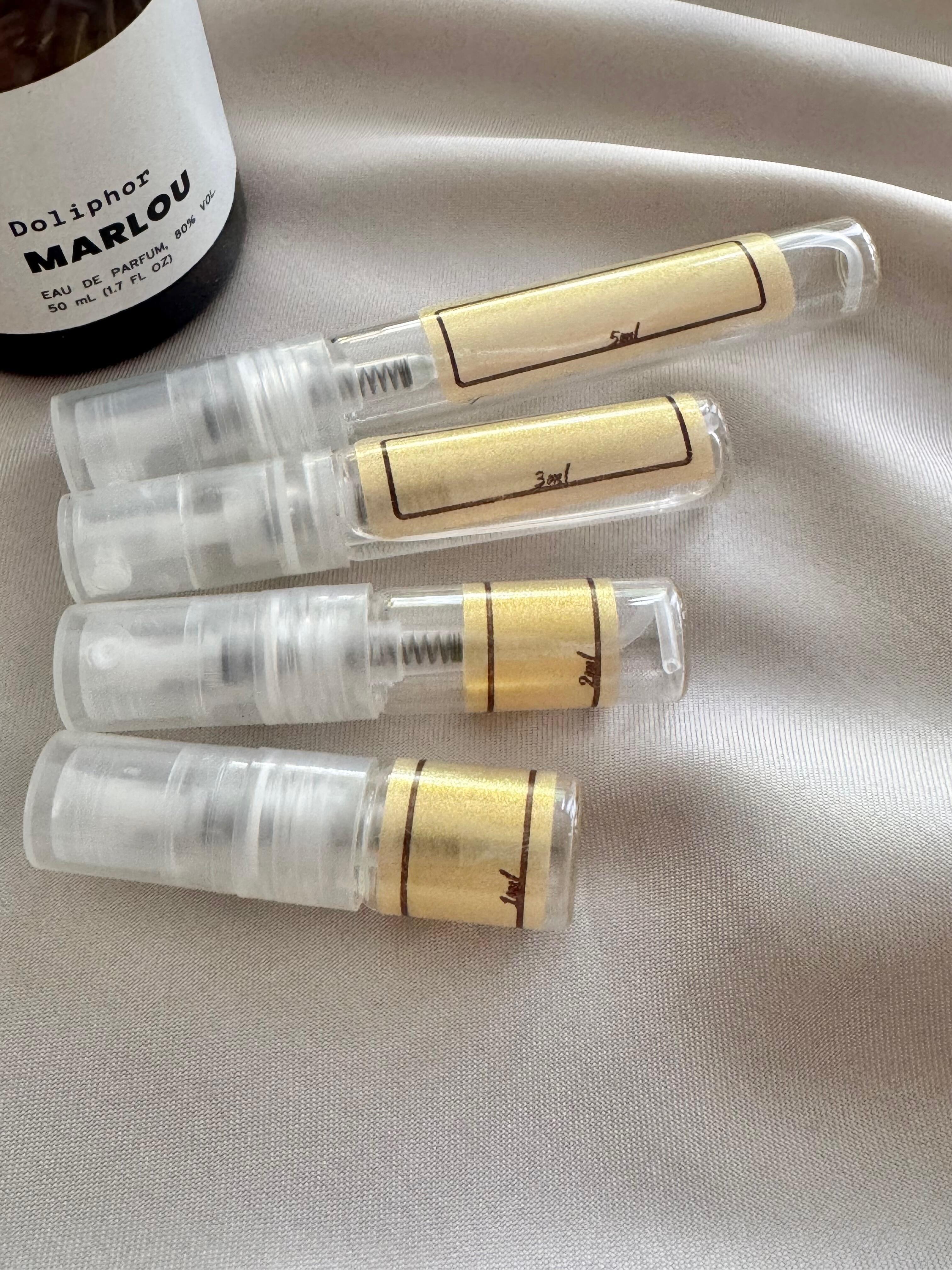 Marlou Doliphor and sample bottles