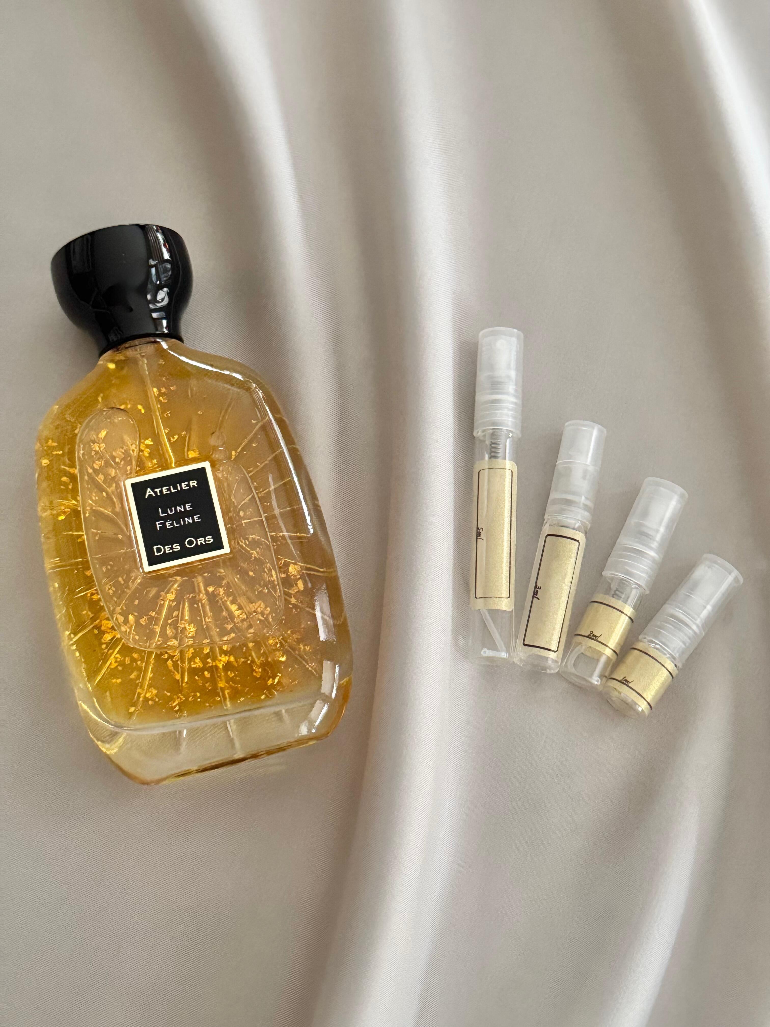 Atelier Des Ors Lune feline with sample bottles