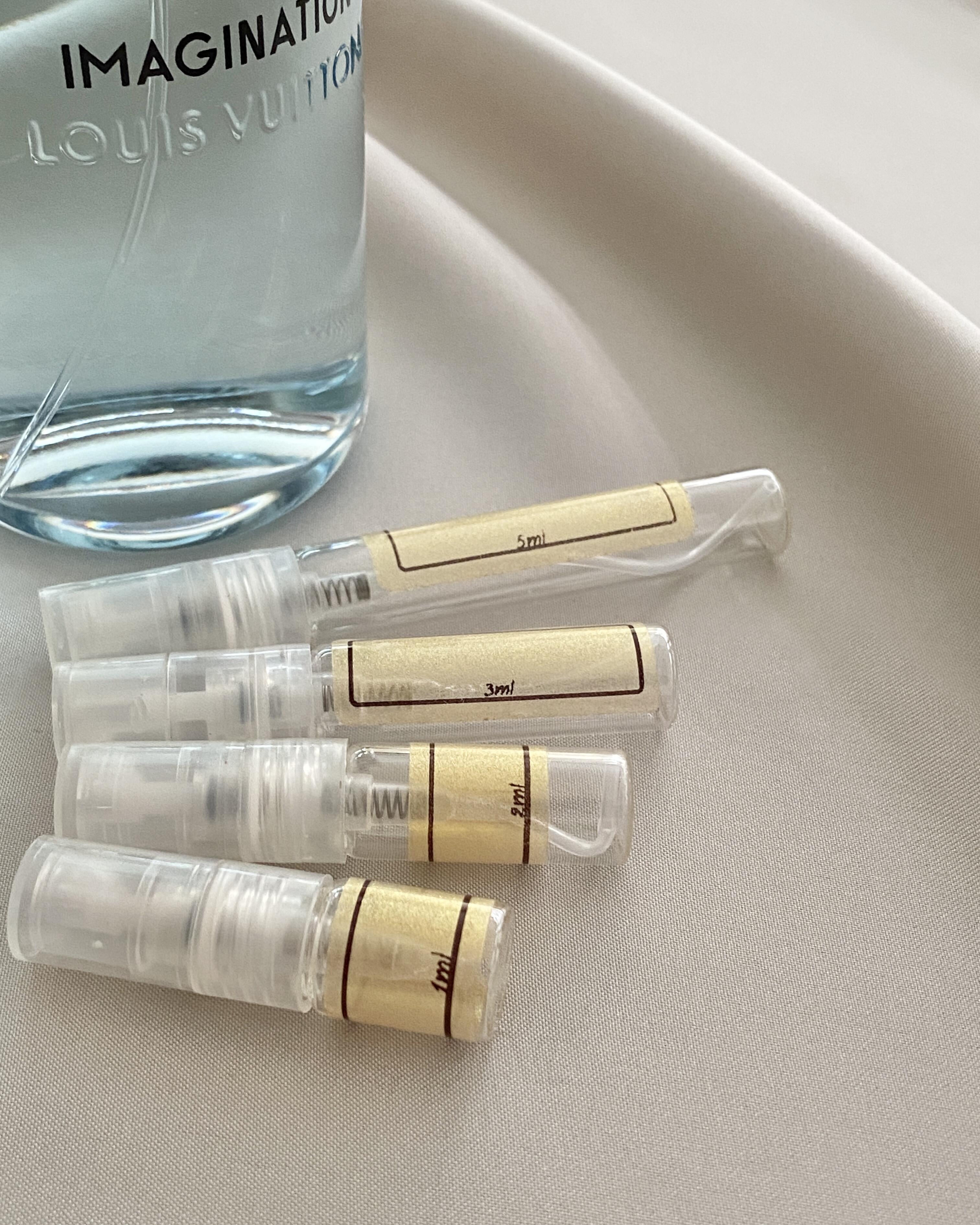 Louis Vuitton Imagination and sample bottle