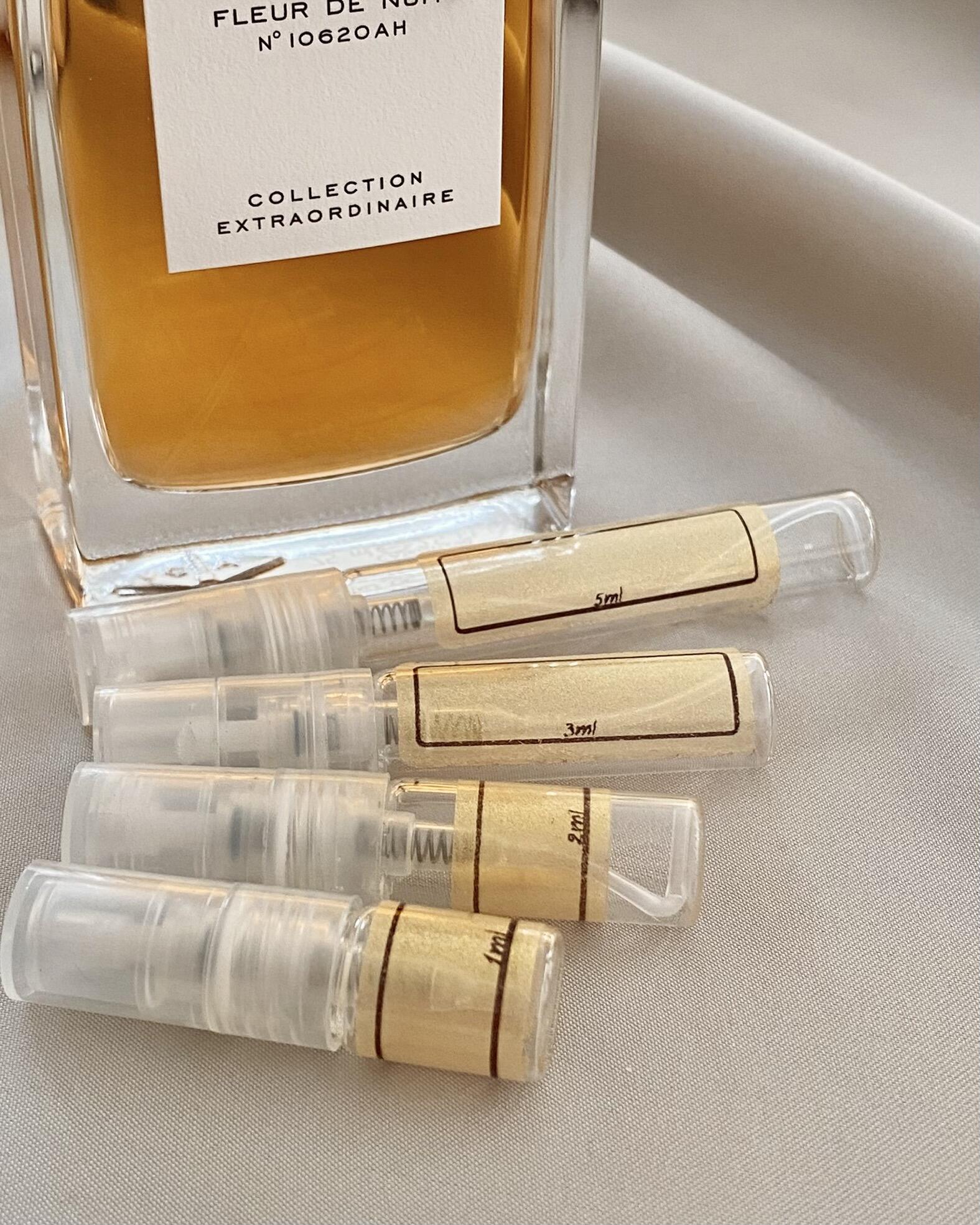 Van Cleef & Arpels Fleur de Nuit with sample bottles