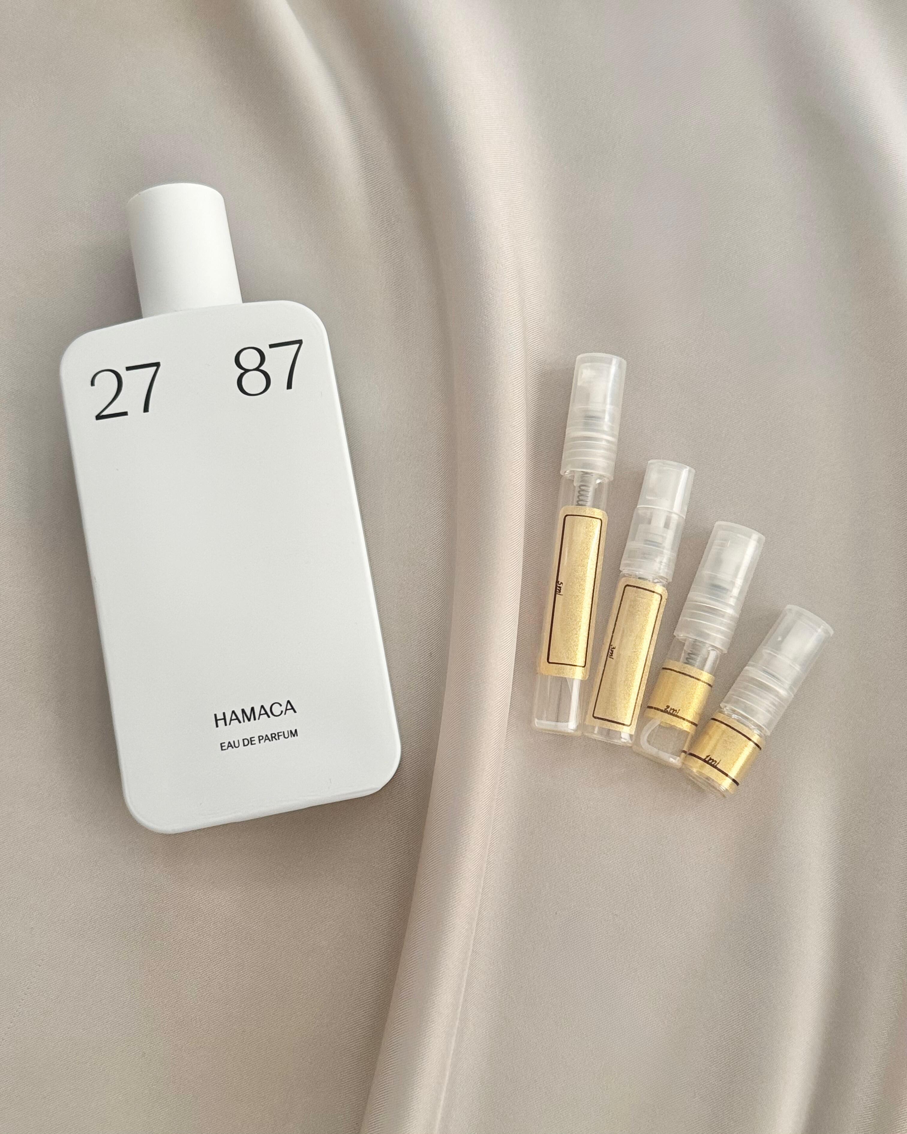 28 87 Hamaca with sample bottles
