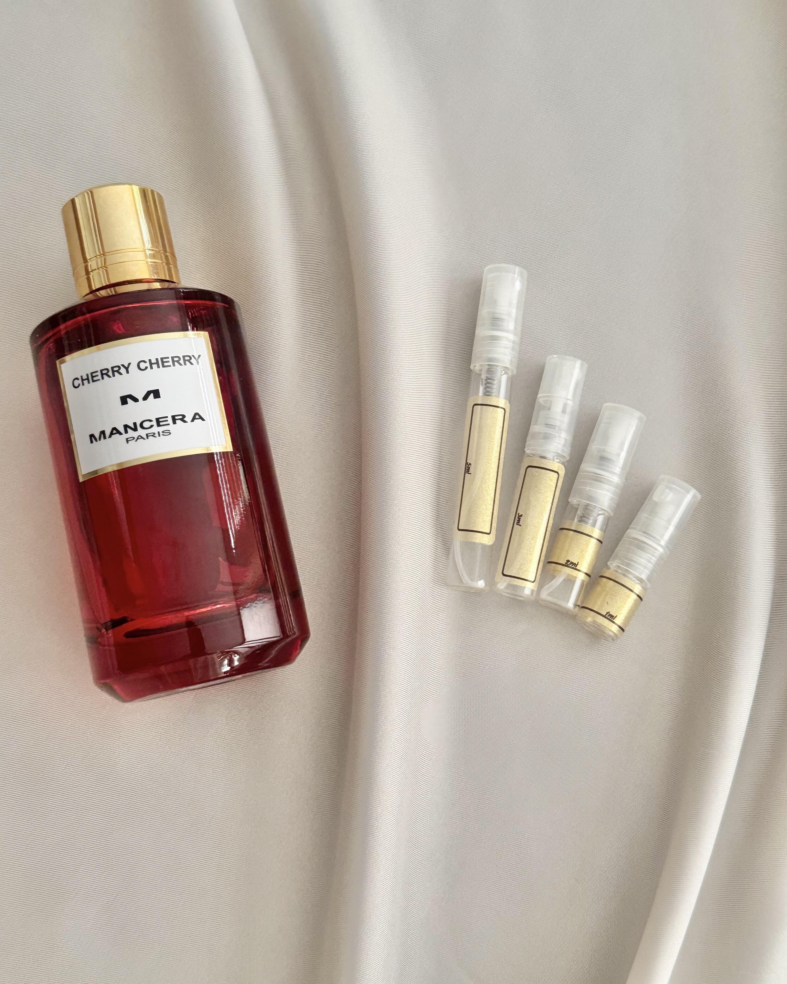 Mancera Cherry Cherry with sample bottles