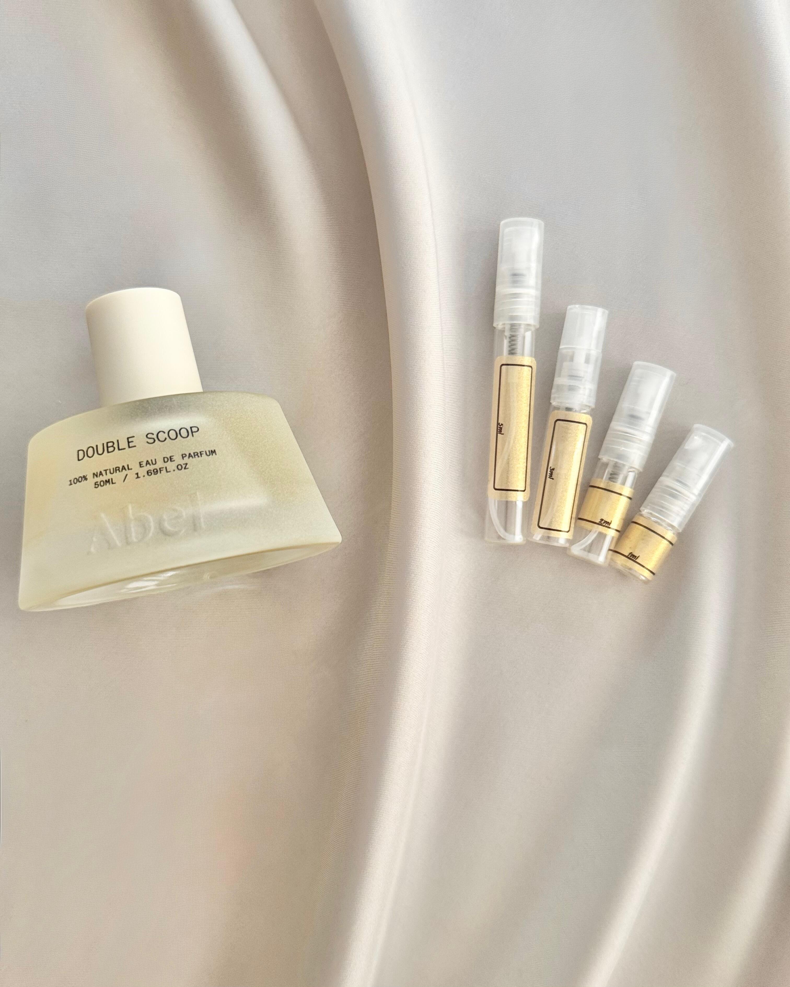 Abel Double Scoop with sample bottles