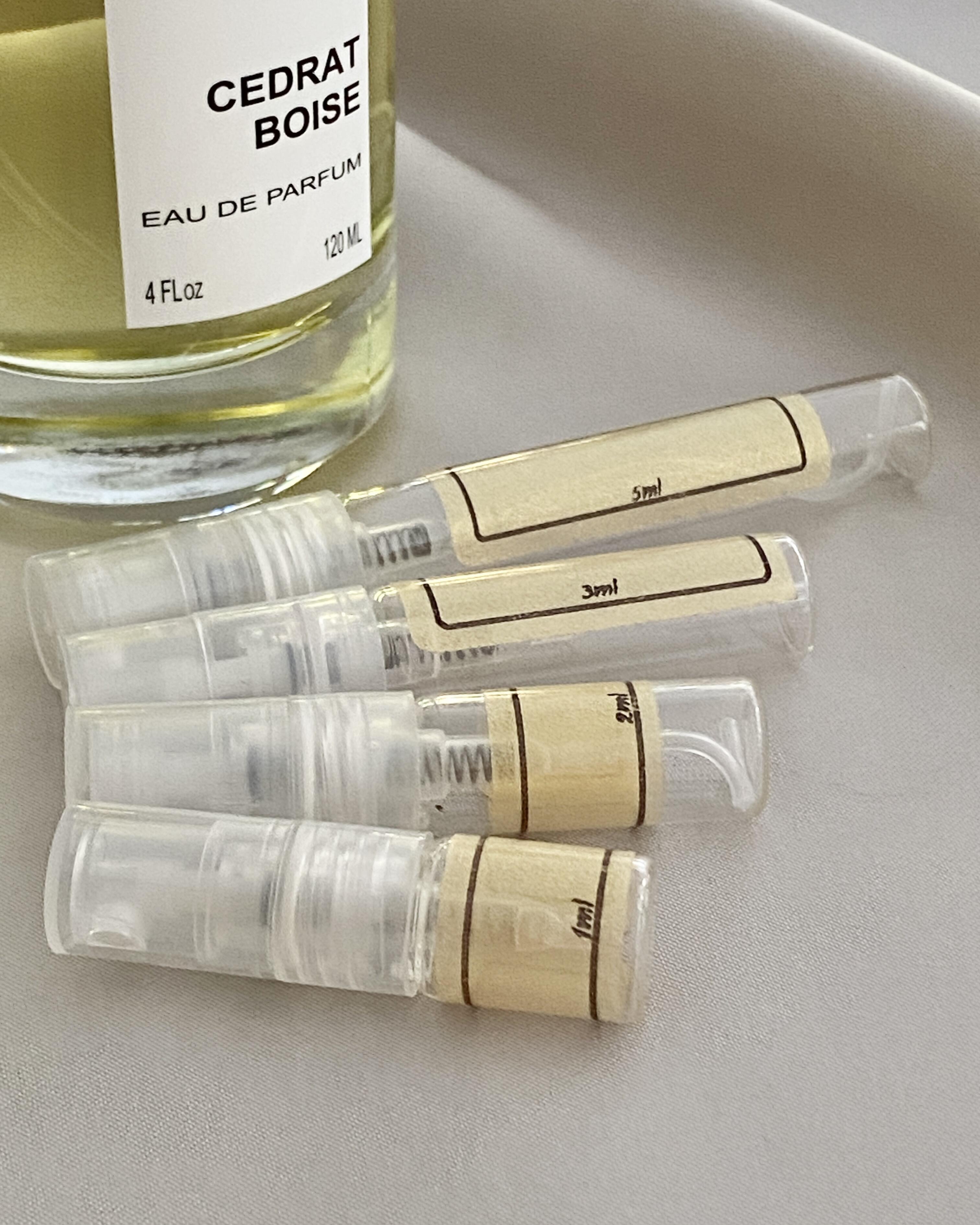 Mancera Cedrat Boise with sample bottles