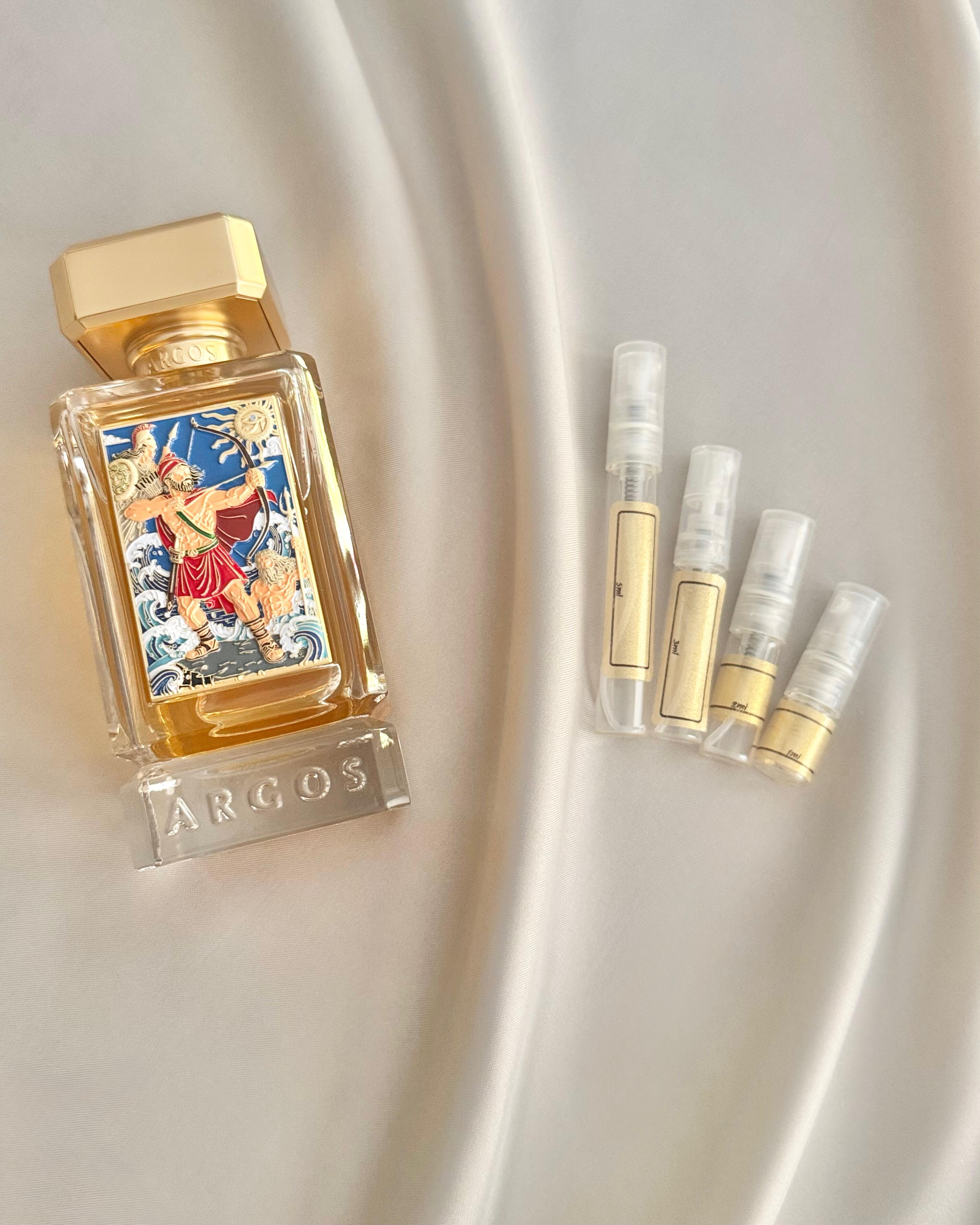 Argos Fragrances Odyssey the Legend Returns with sample bottles