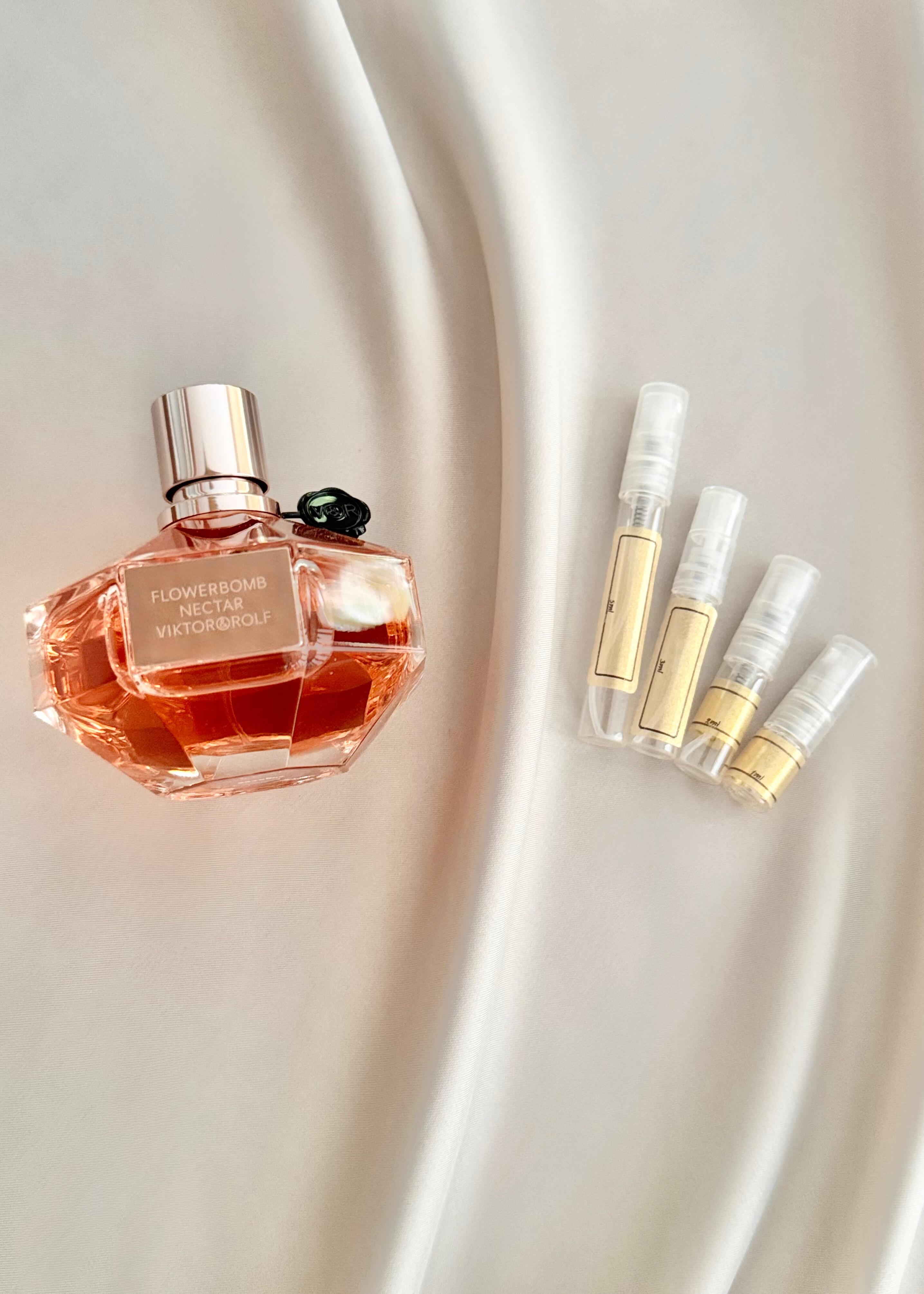 Victor & Rolf Flowerbomb Nectar with sample bottles