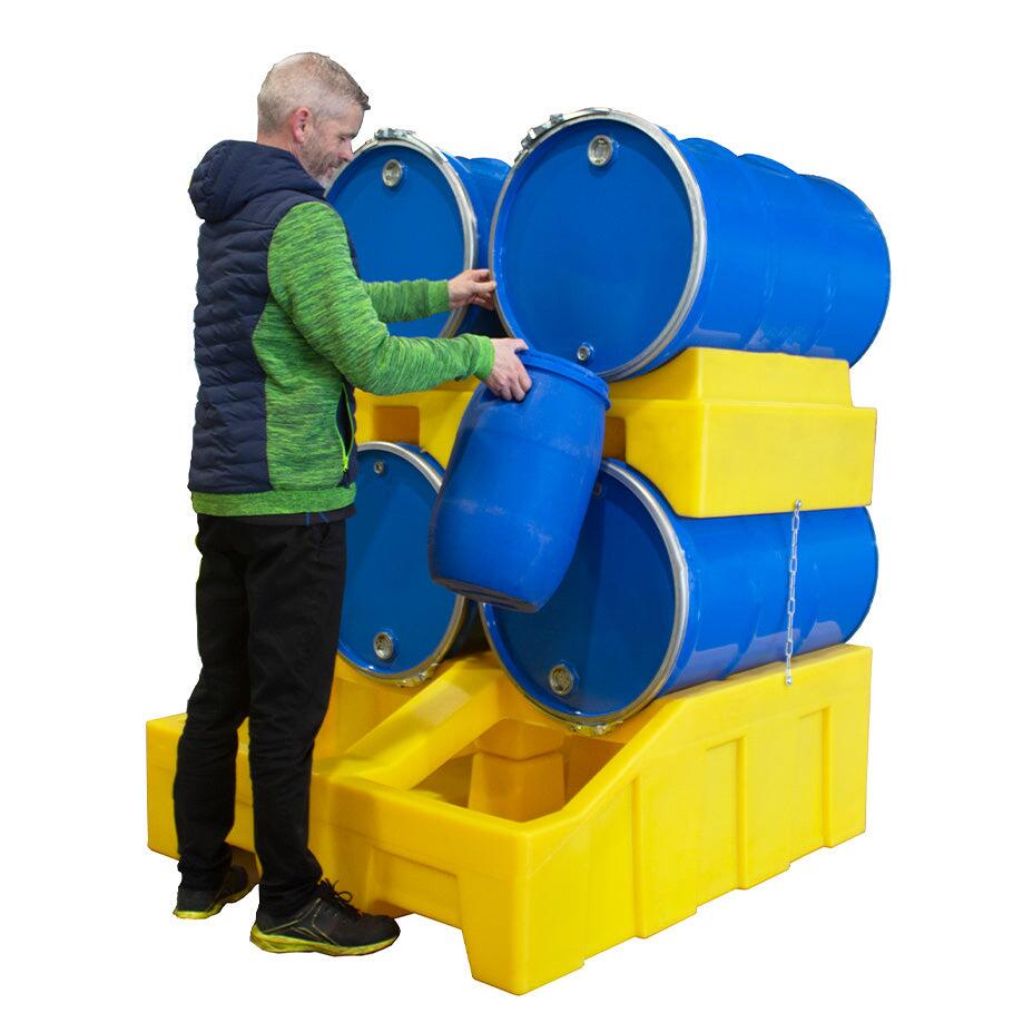 Romold DBC Dispensing Bund Cradle for 2 x 205L Drums