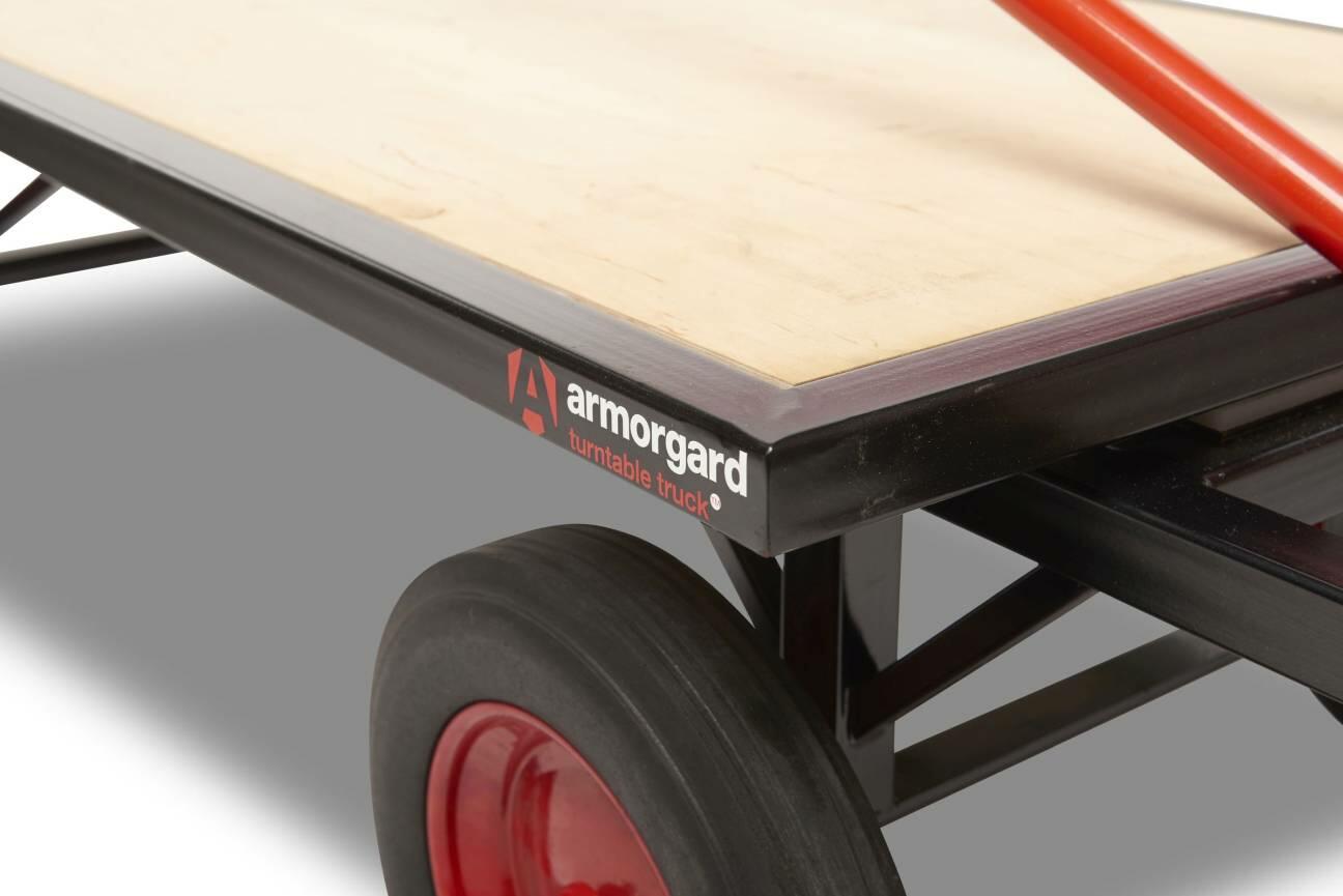 TT1000 Steering Mechanism Close up Turntable truck pull along truck