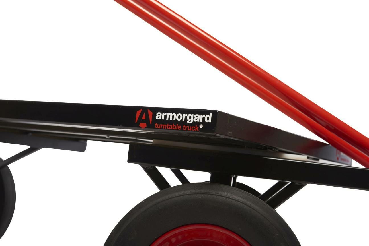 TT1000 Handle Close up Turntable truck pull along truck