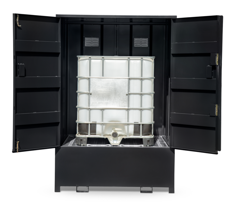 Armorgard DBIBC covered IBC bunded storage cabinet