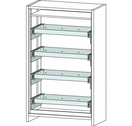 CEMO F-Safe Secure Cabinet 12/20 FWF 90 4 Full Drawers - Tank Services