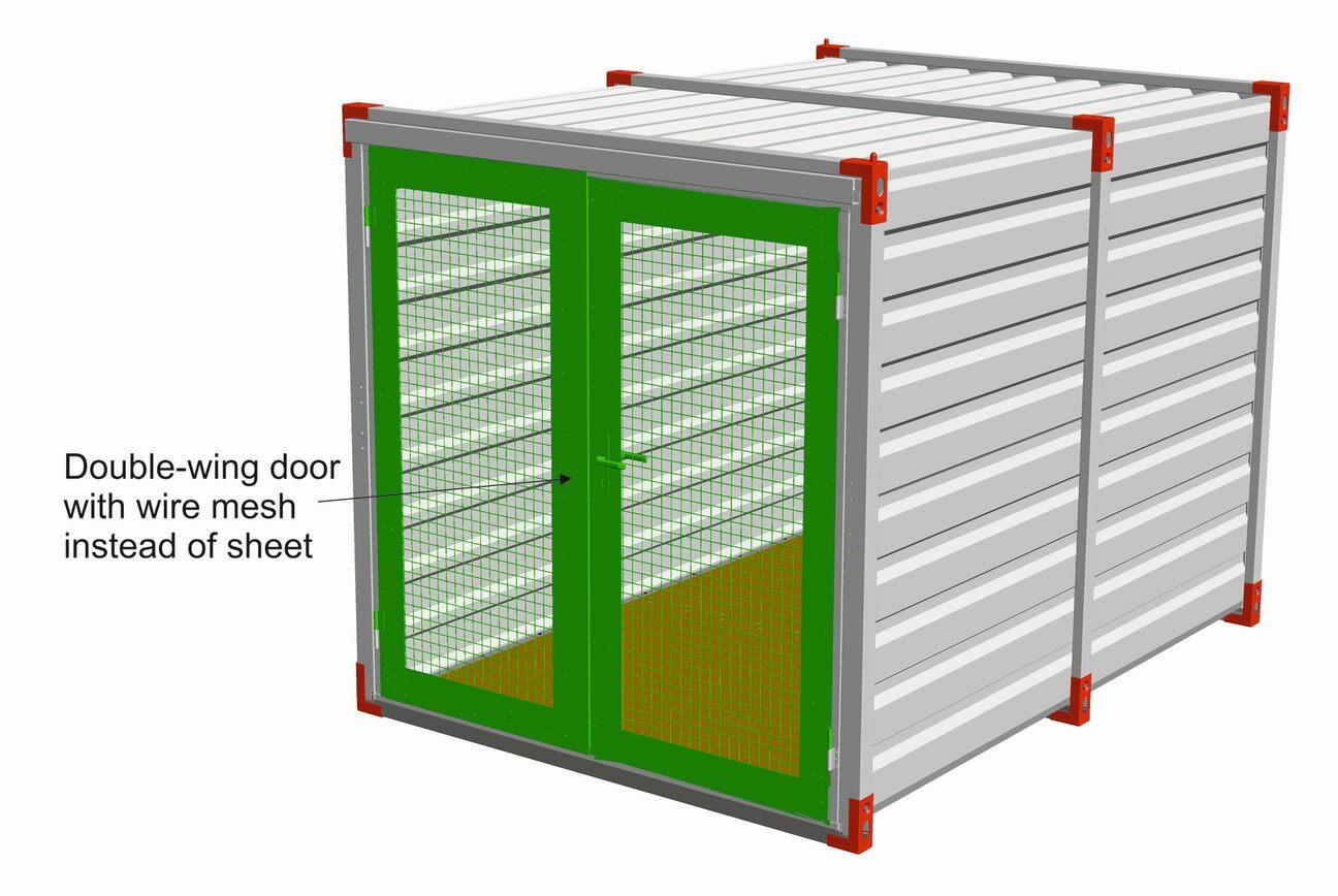 Double Wire Mesh Doors