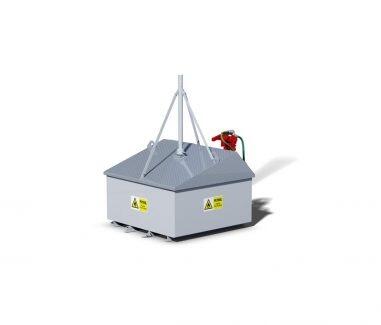 Petrol storage and dispensing tank