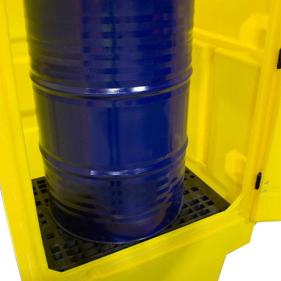 Romold PSC3 COSHH Storage Cabinet 225L Bund for Single 205L Drum - view 3
