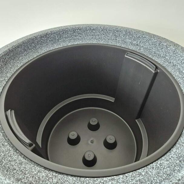 3P Technik Tubo 210L showing removable planter