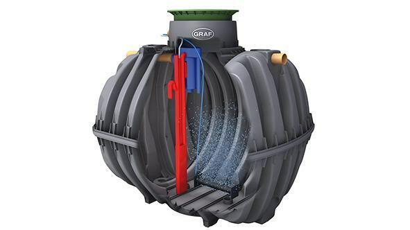 OneAdvanced sewage treatment plant internal components