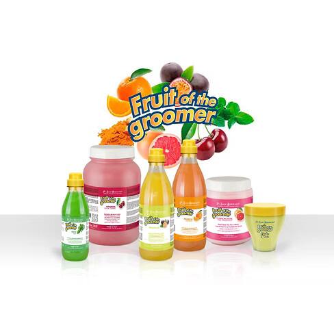 Iv San Bernard Fruit of the Groomer range spread out