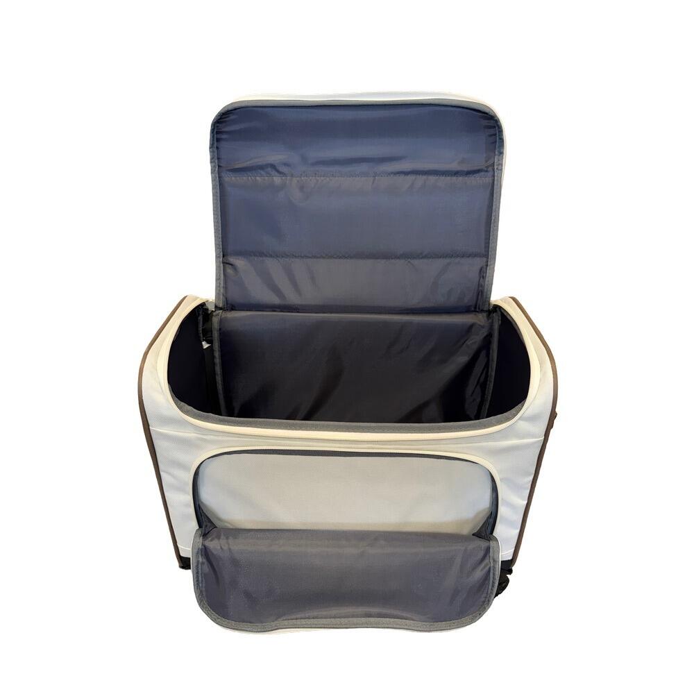 Horn Trolley Bag Small open cream