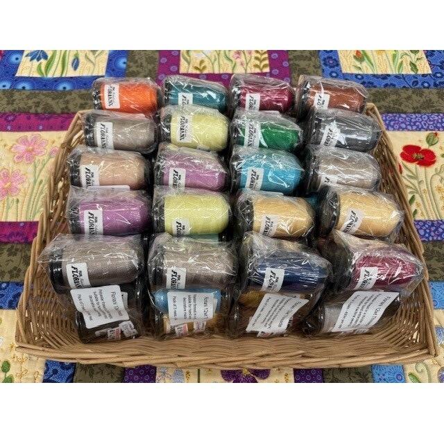 CLEARANCE! Lucky Dip Floriani 12wt Threads - 3 pack 1