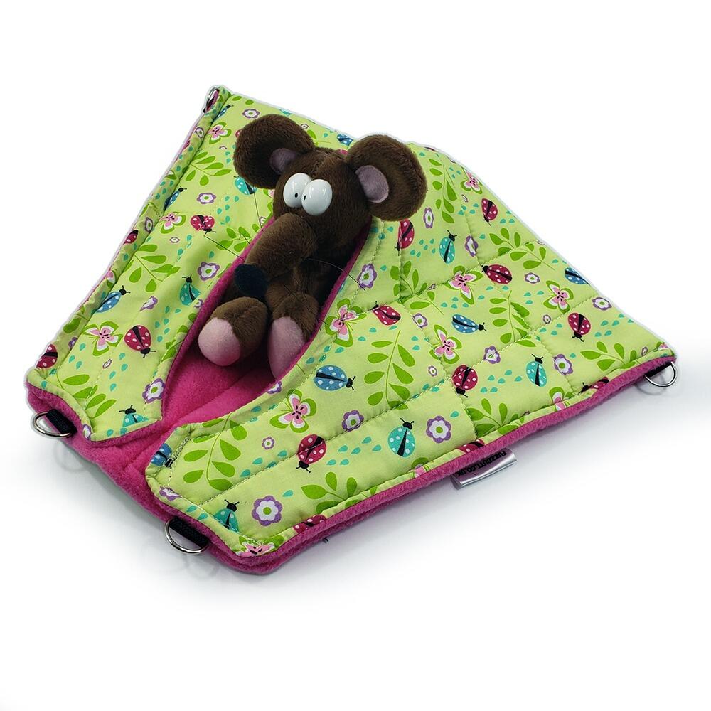 The Fuzzbutt Pouch Pod - multiway hanging rat hammock pod for your small furry!