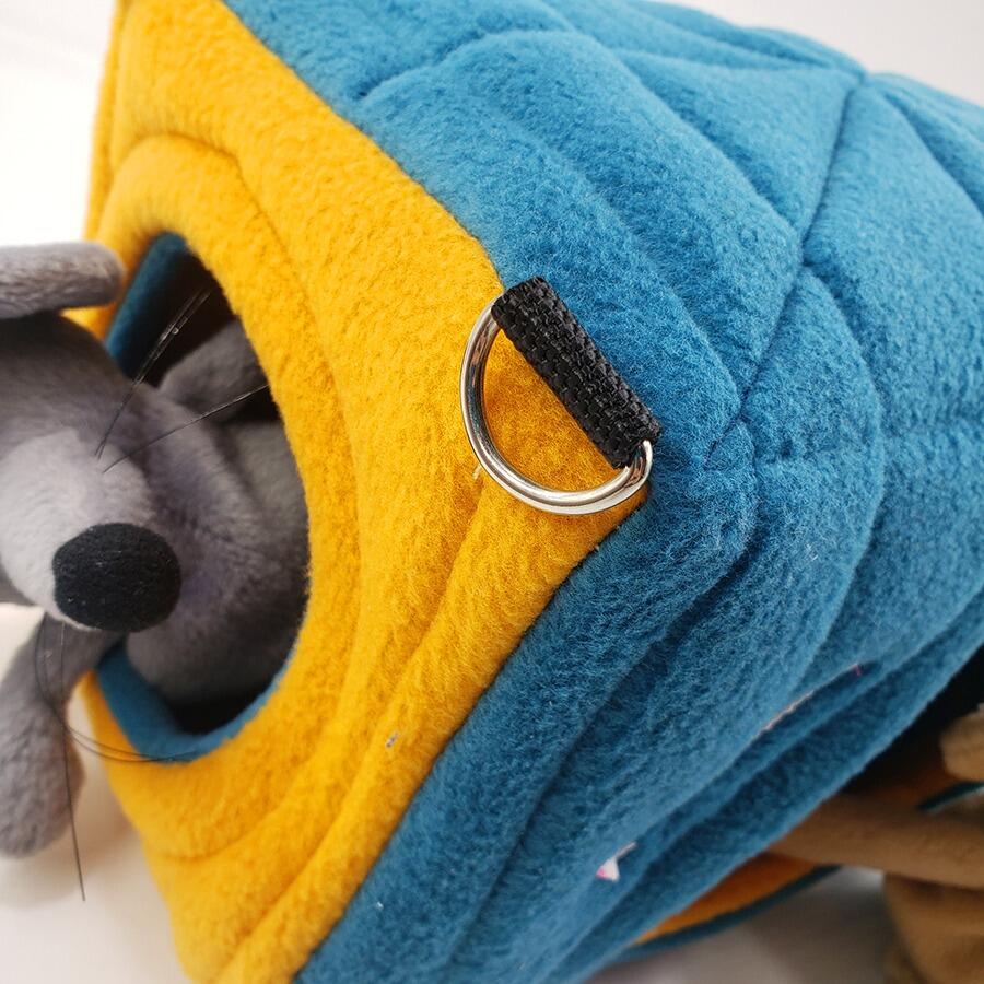 Fuzzbutt snooze cube, hanging cube for rats, cube for chinchilla, rat bed, chinchilla bet, rat cube, chinchilla cube, fuzzbutt cube,. fuzzbutts cube