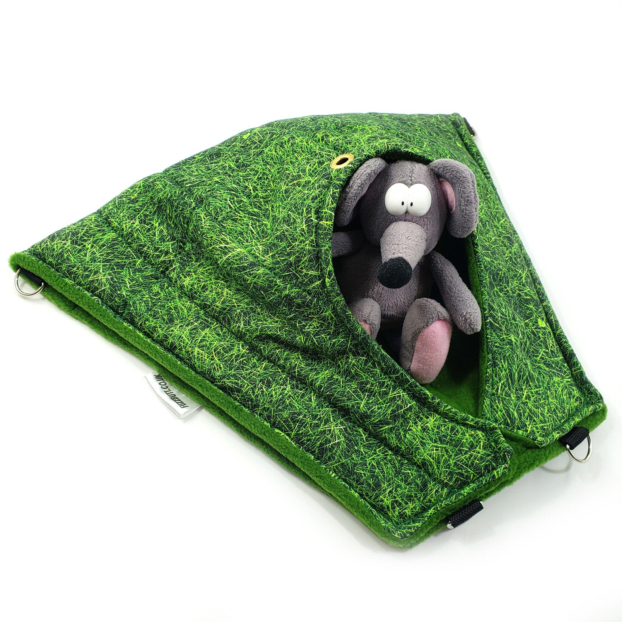 The Fuzzbutt Pouch Pod - multiway hanging rat hammock pod for your small furry!