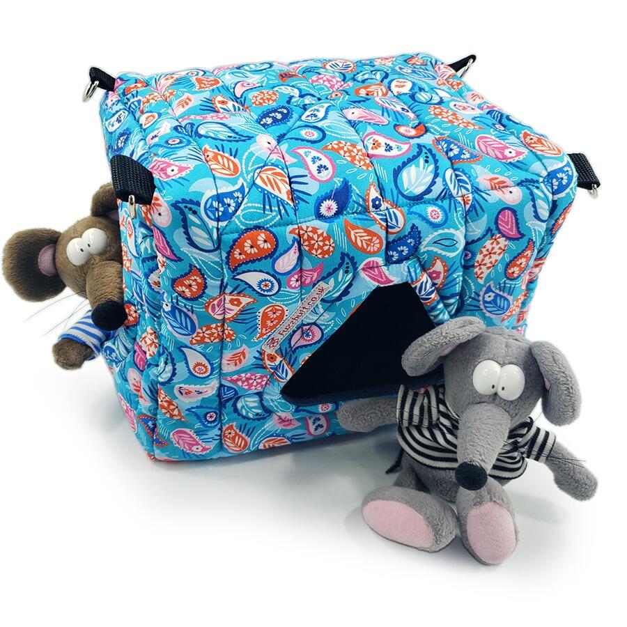 Rat hammock, rat cube,sleeping cube, Fuzzbutt Luxury HoojCube hanging cube for rats, chinchillas, small furries