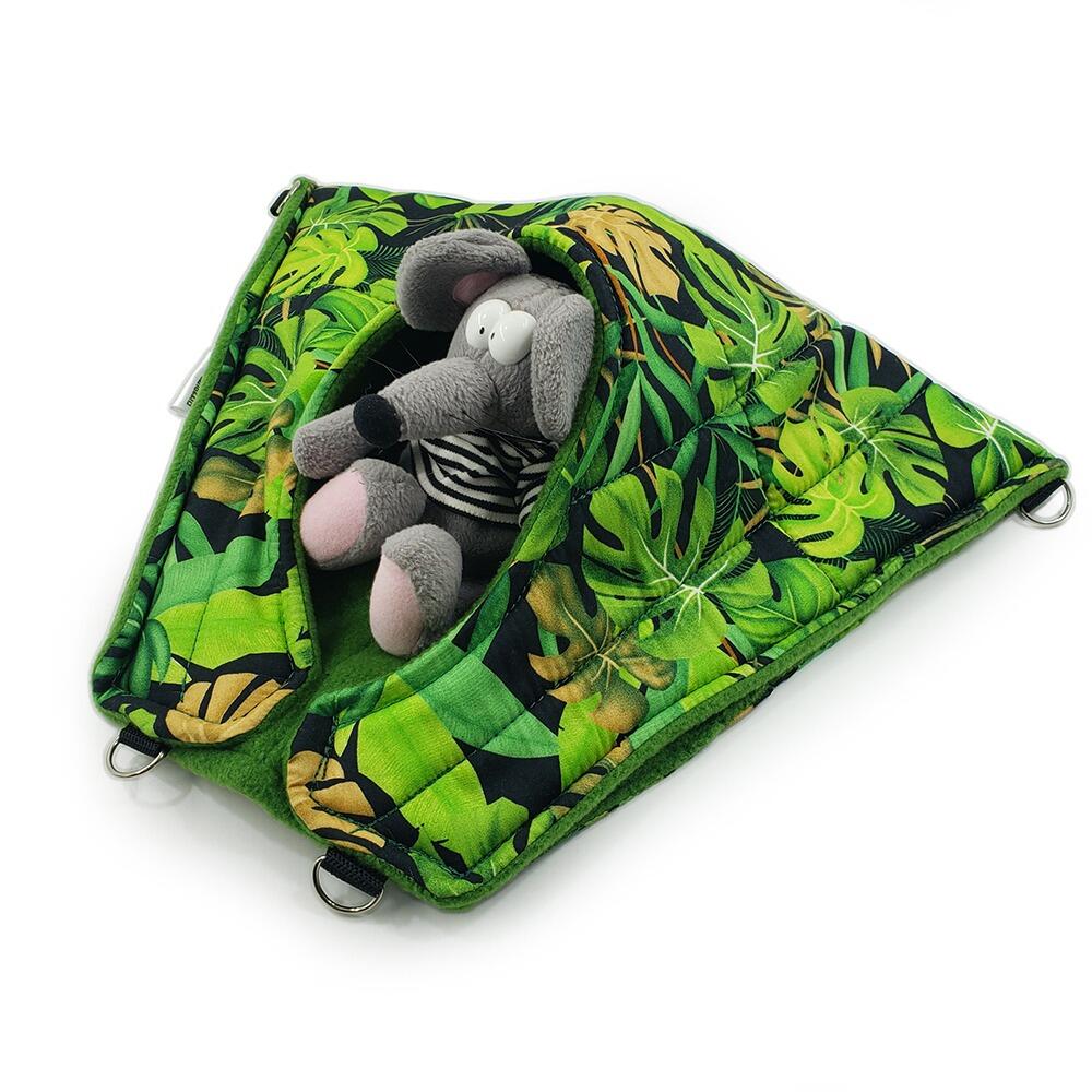 The Fuzzbutt Pouch Pod - multiway hanging rat hammock pod for your small furry!