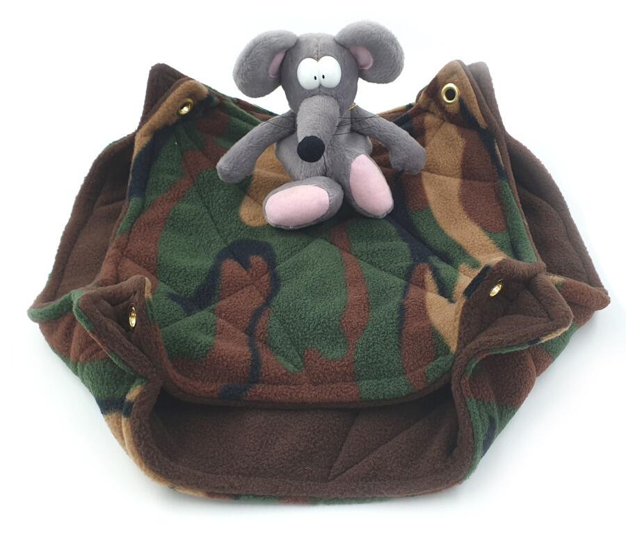 fleece double hammock for chinchillas, rats, small furries, rat hammocks