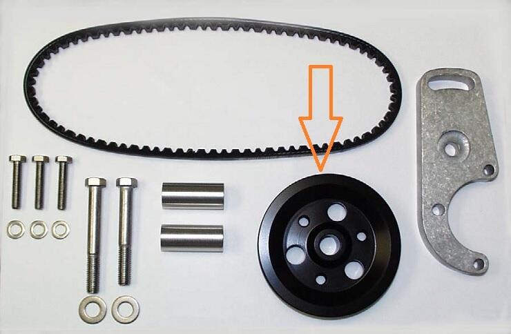 ATI DC030A-002 BB/SB Power Steering Pulley 4.6" OD