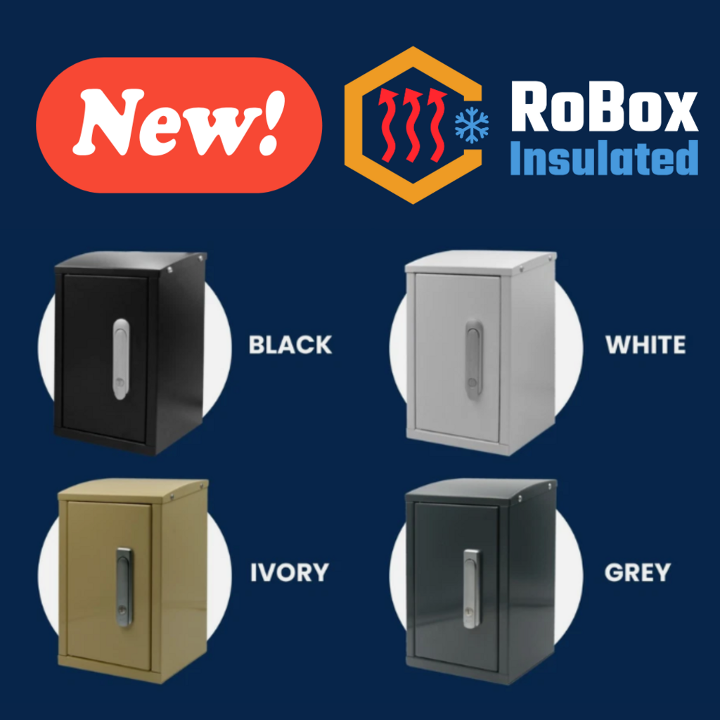 New Colours Available for Robox Insulated Lockable Tap Box Enclosures