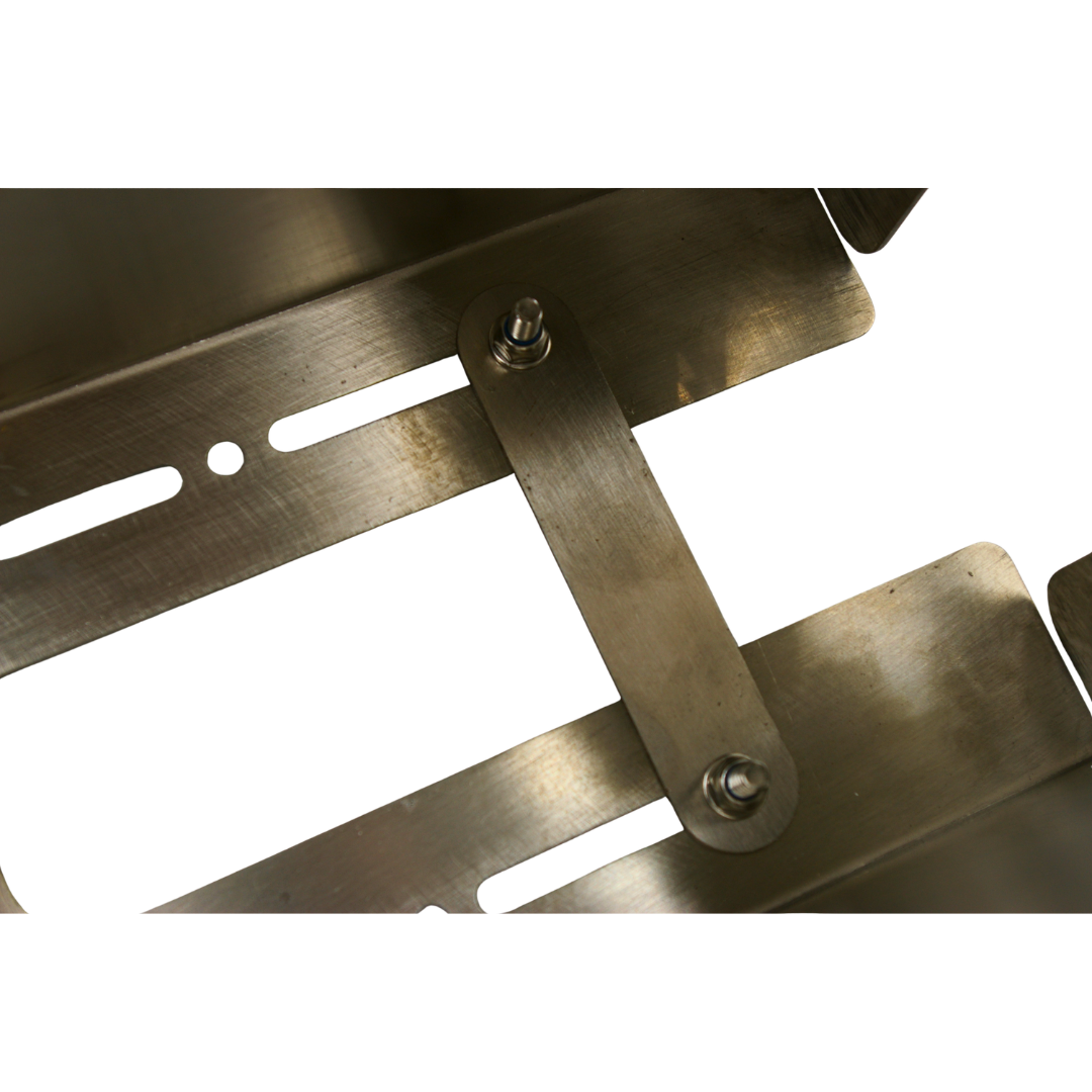 Close-up of new securing/strengthening bar on RBTJ-110NXS Tap Jaw High Security 316L stainless steel engineered tap lock guard