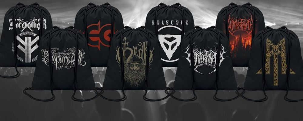New lightweight, compact drawstring bags, ideal for safely carrying small or light items at festivals and gigs. Only £15 each.