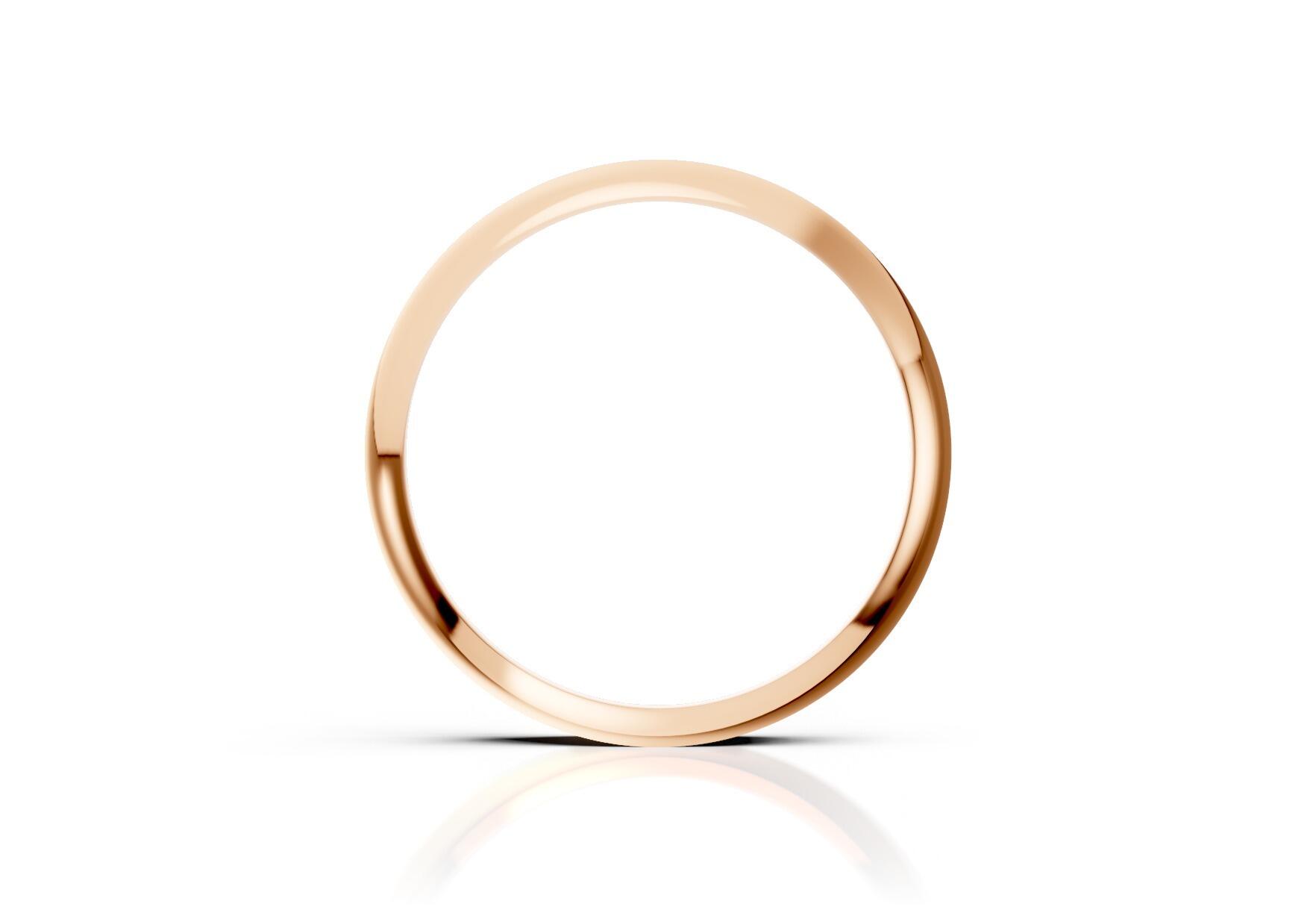Mens 3mm light flat court comfort fit wedding ring 1.3mm depth in yellow gold white gold rose gold platinum palladium and argentium silver