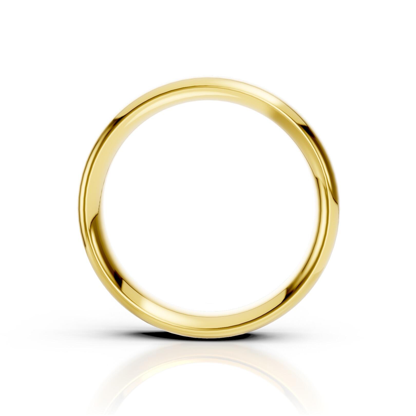 Mens 5mm heavy traditional court comfort fit wedding ring 2.1mm depth in gold platinum palladium and argentium silver