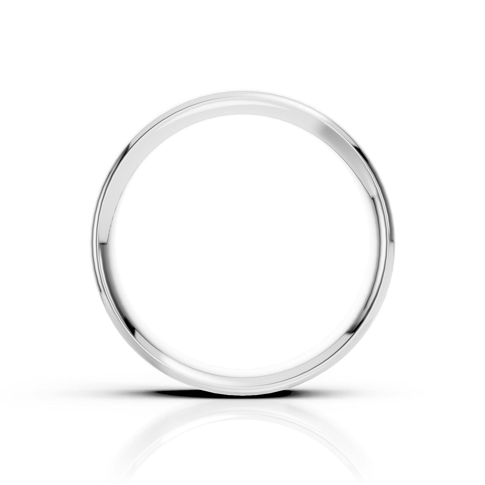 Mens 6mm medium traditional court comfort fit wedding ring 1.7mm depth in gold platinum palladium argentium silver titanium and black zirconium