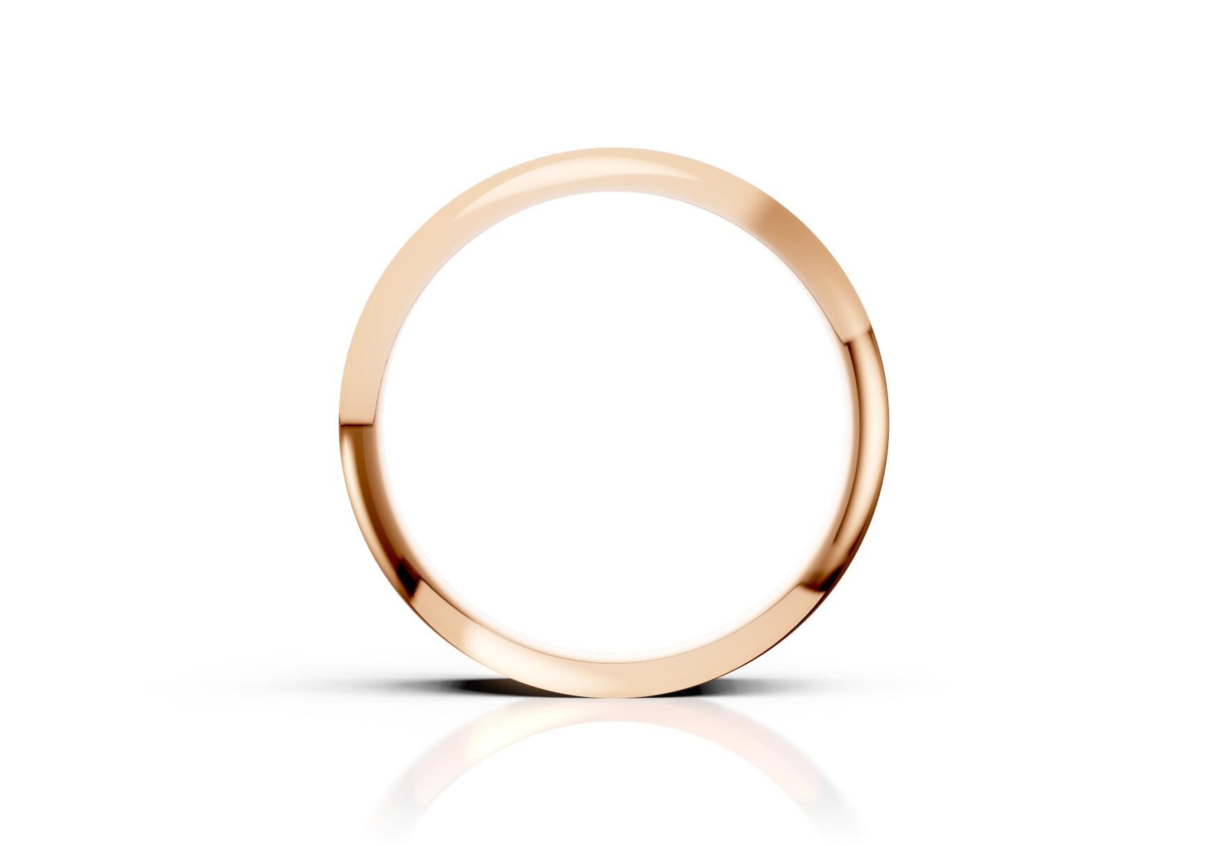Ladies 6mm light flat court comfort fit wedding ring 1.3mm depth in yellow gold white gold rose gold platinum palladium and argentium silver