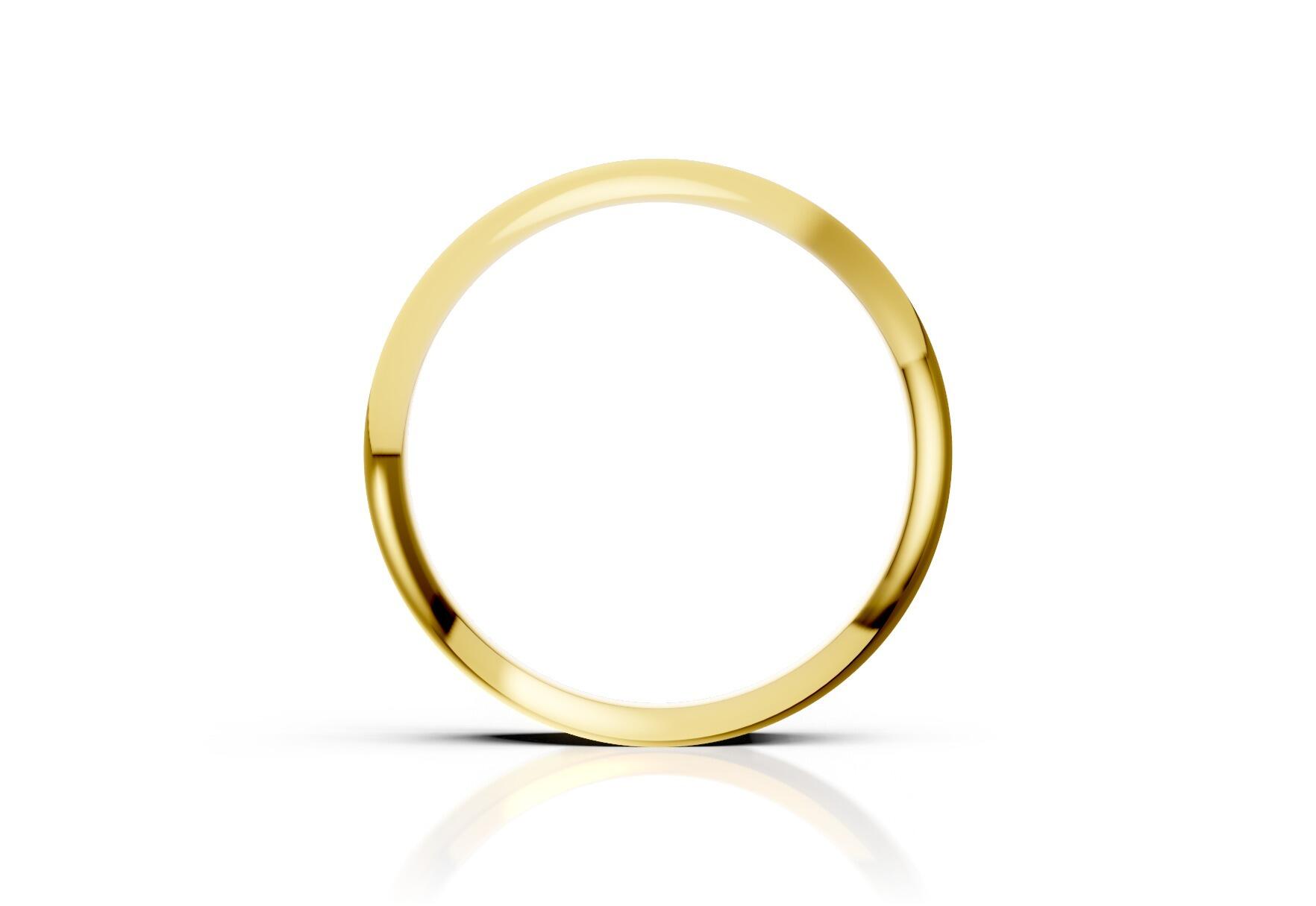 Mens 4mm light flat court comfort fit wedding ring 1.3mm depth in yellow gold white gold rose gold platinum palladium and argentium silver